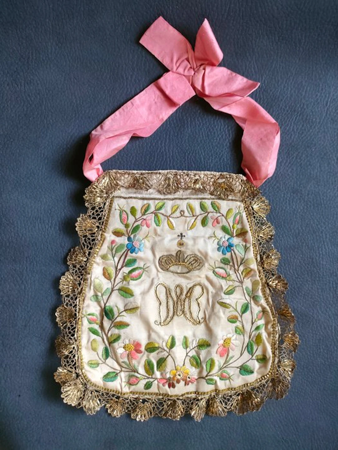 Devotional purse - Silk - 1850-1900