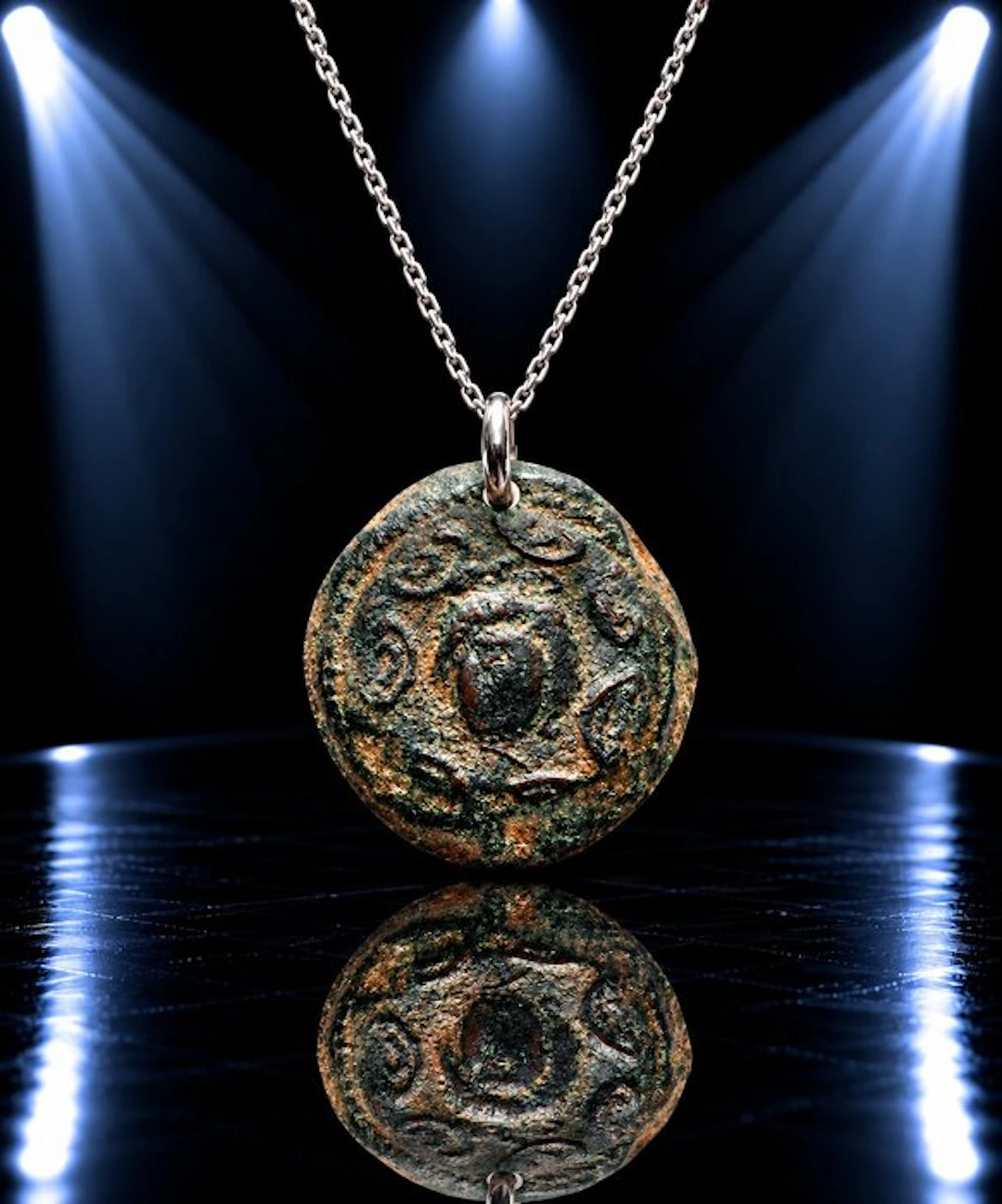 Rare Macedonian Bronze “The Shield of Alexander's Brother” — Royal Coin Amulet