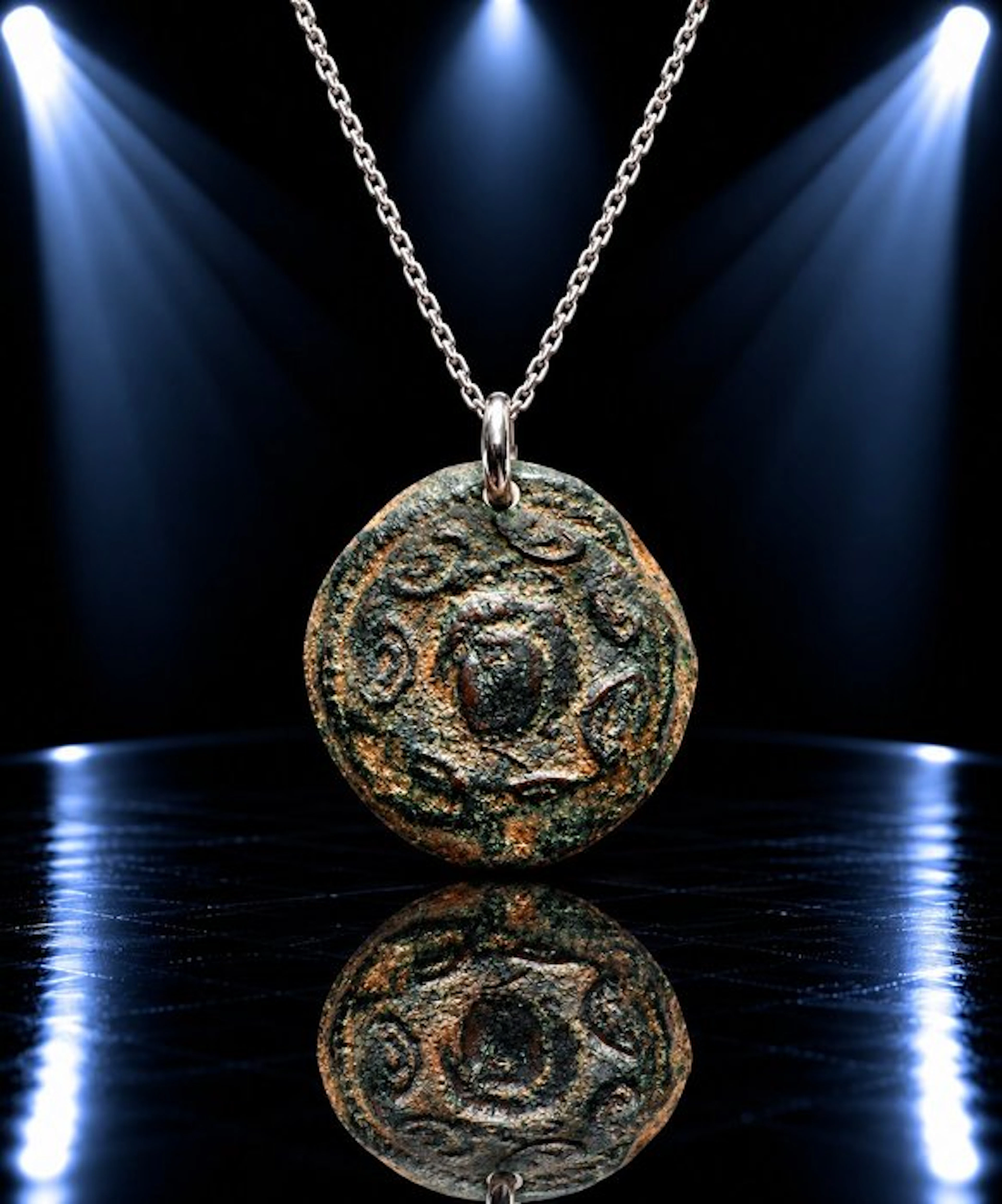 Rare Macedonian Bronze “The Shield of Alexander's Brother” — Royal Coin Amulet