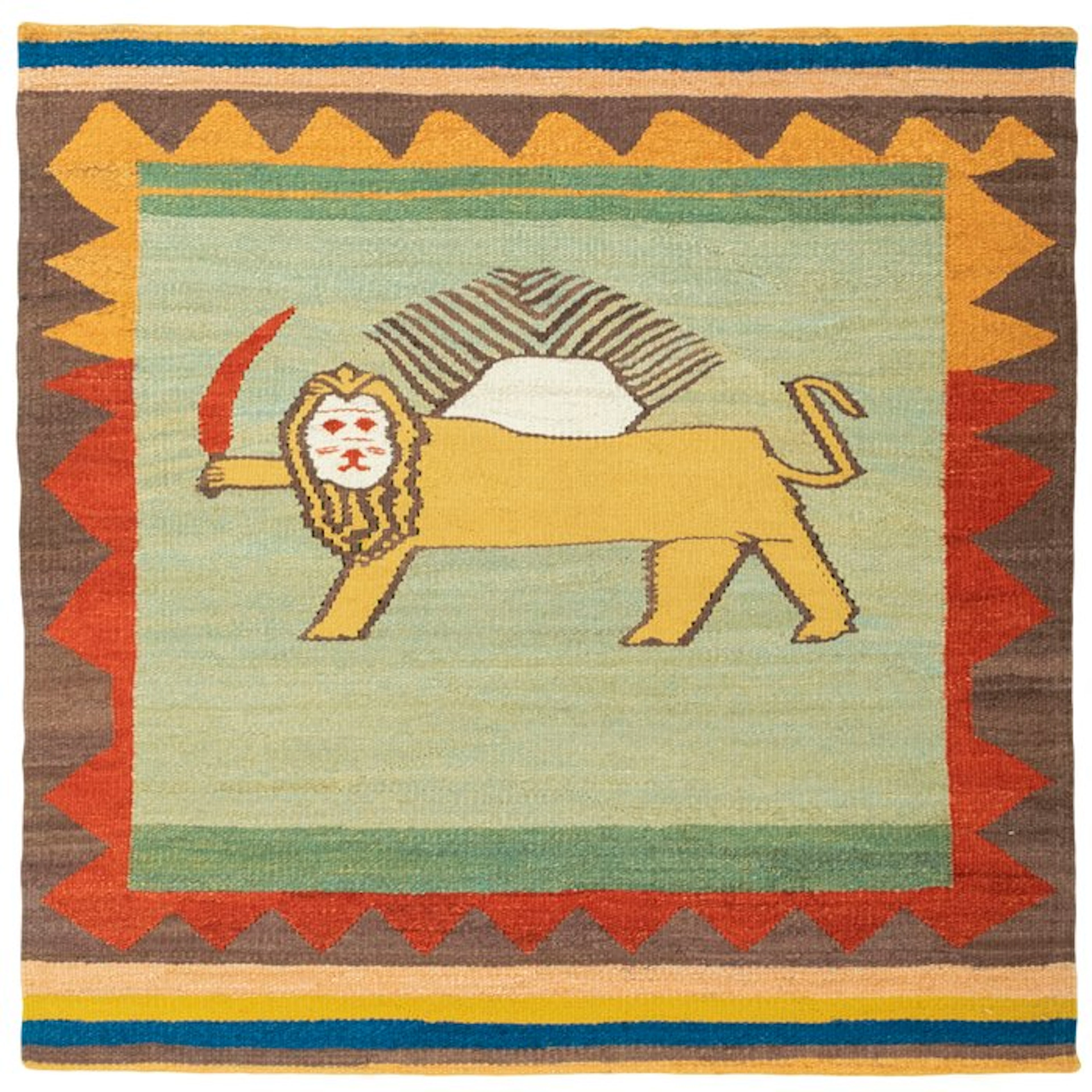 Handwoven designer Kilim – collector's piece. - Kelim - 107 cm - 108 cm