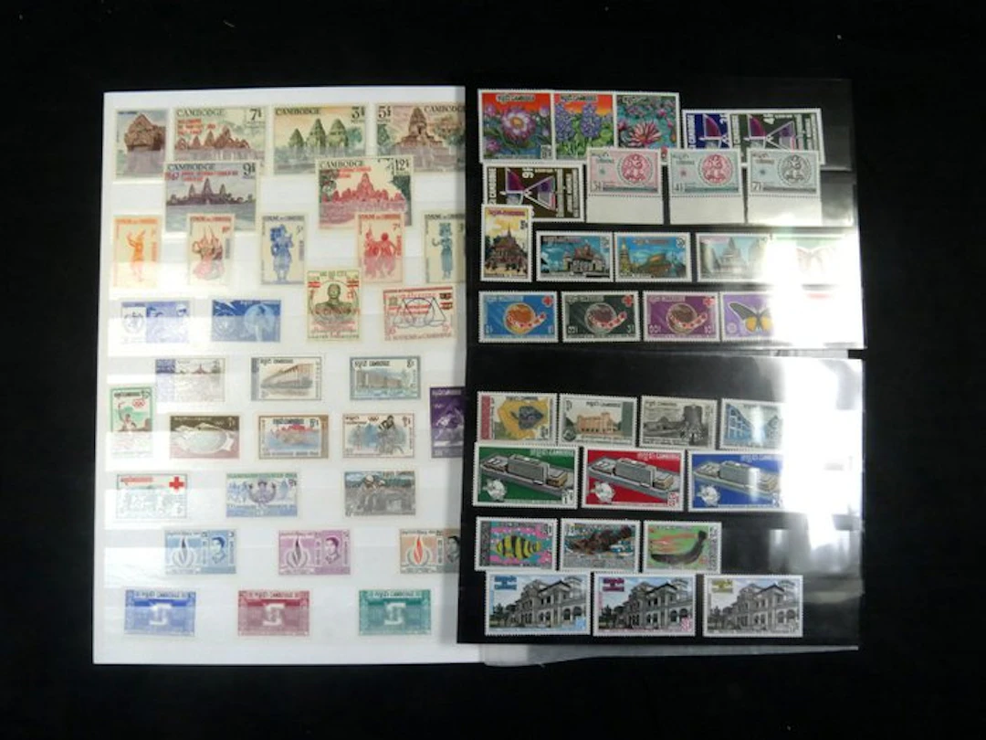 Cambodia - A high-quality collection from the start, almost exclusively mint.