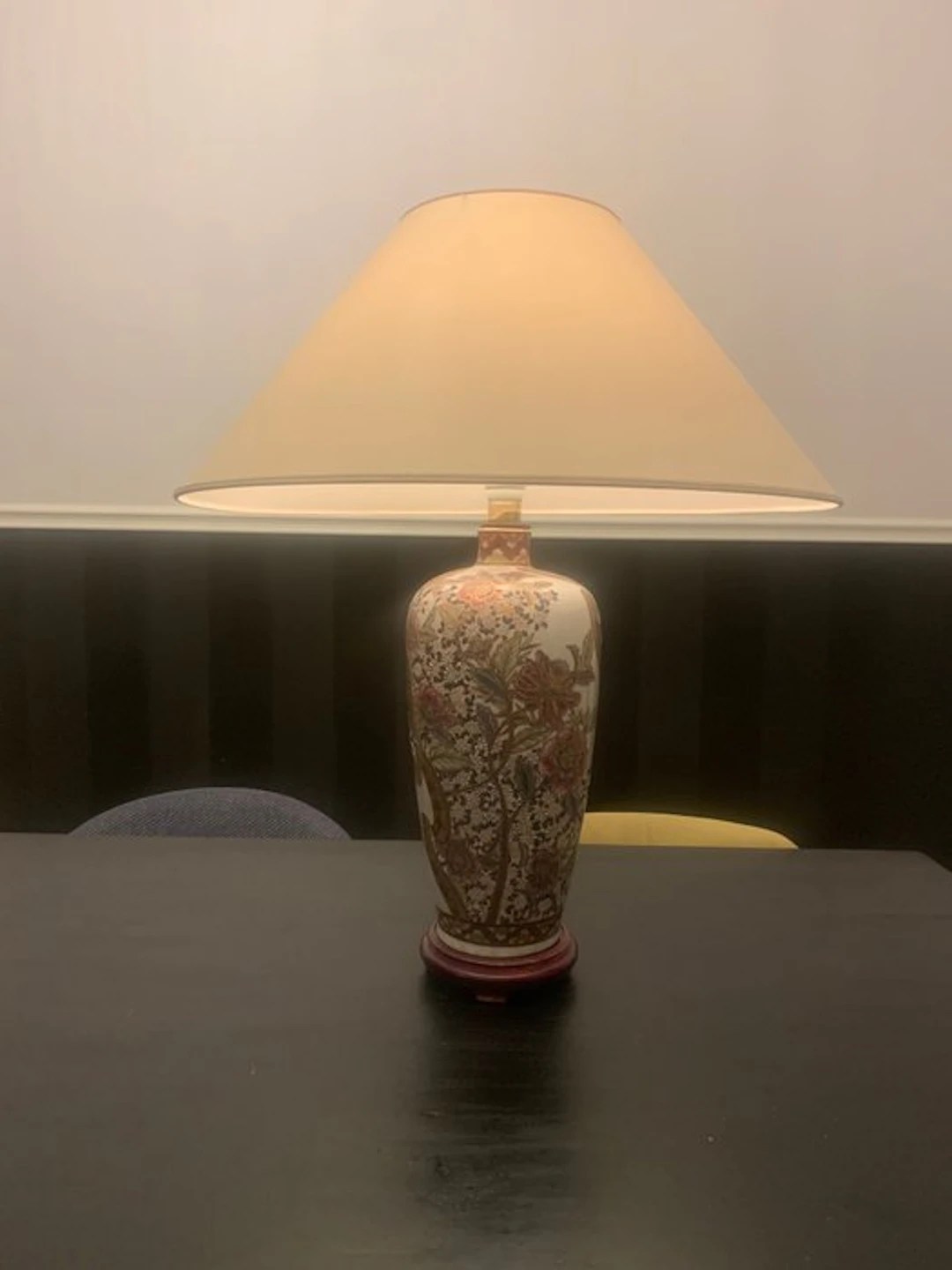 Regina - Lamp - Porcelain, Wood, Gold - Regina maxi-lamp