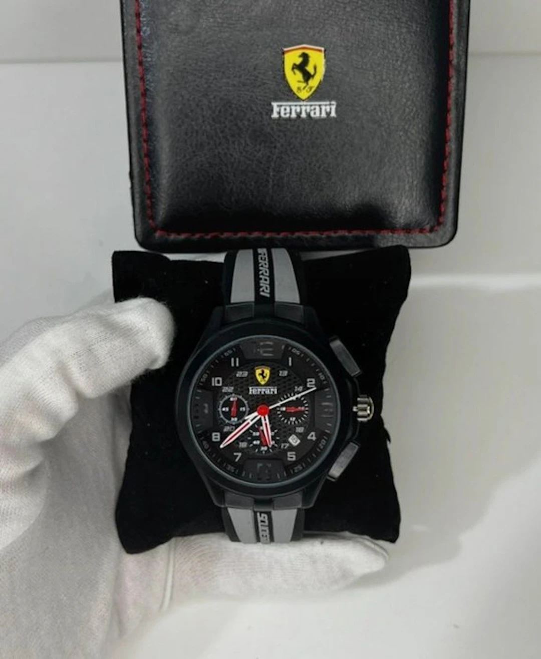 Wristwatch - Ferrari - Chronograph Tachymeter black&grey - FM1651 - 2026
