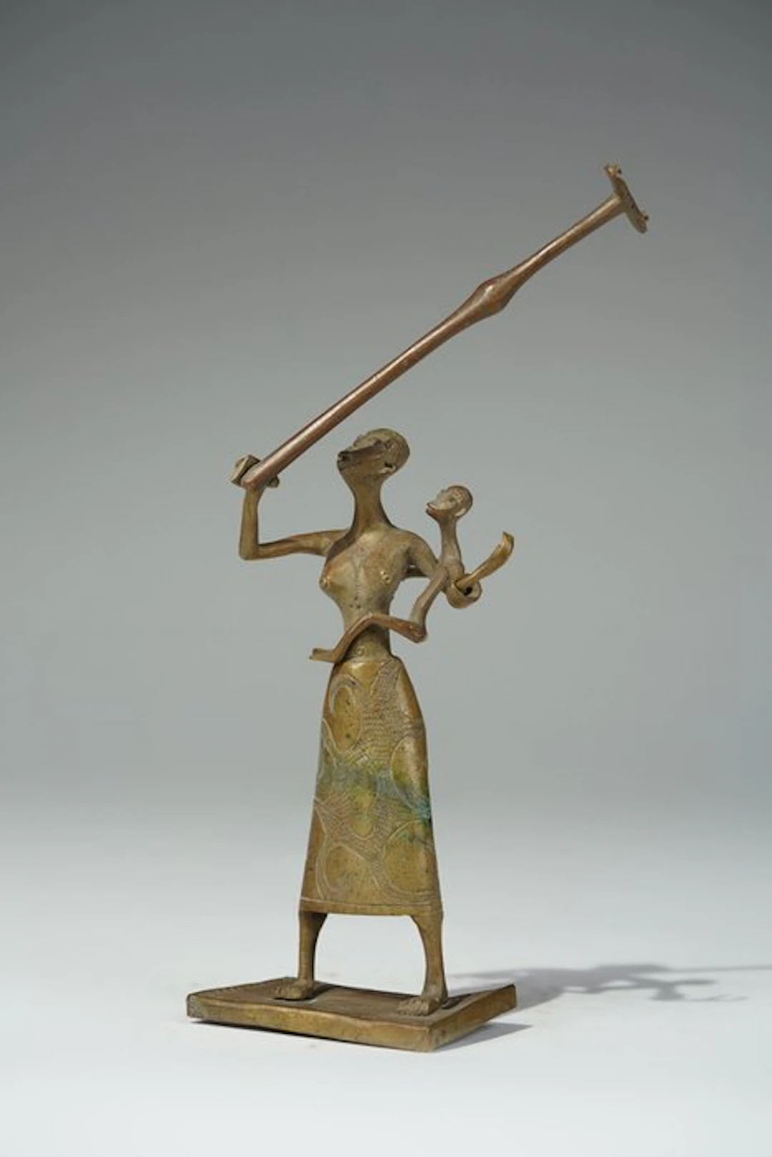 A bronze sculpture - Fon - Benin (No reserve price)