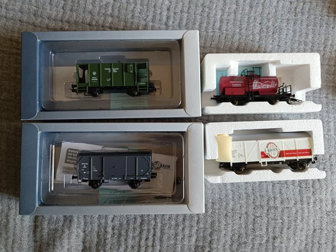 Tillig H0 - 76527 76537 76740 77000 - Model train wagon (4) - as new