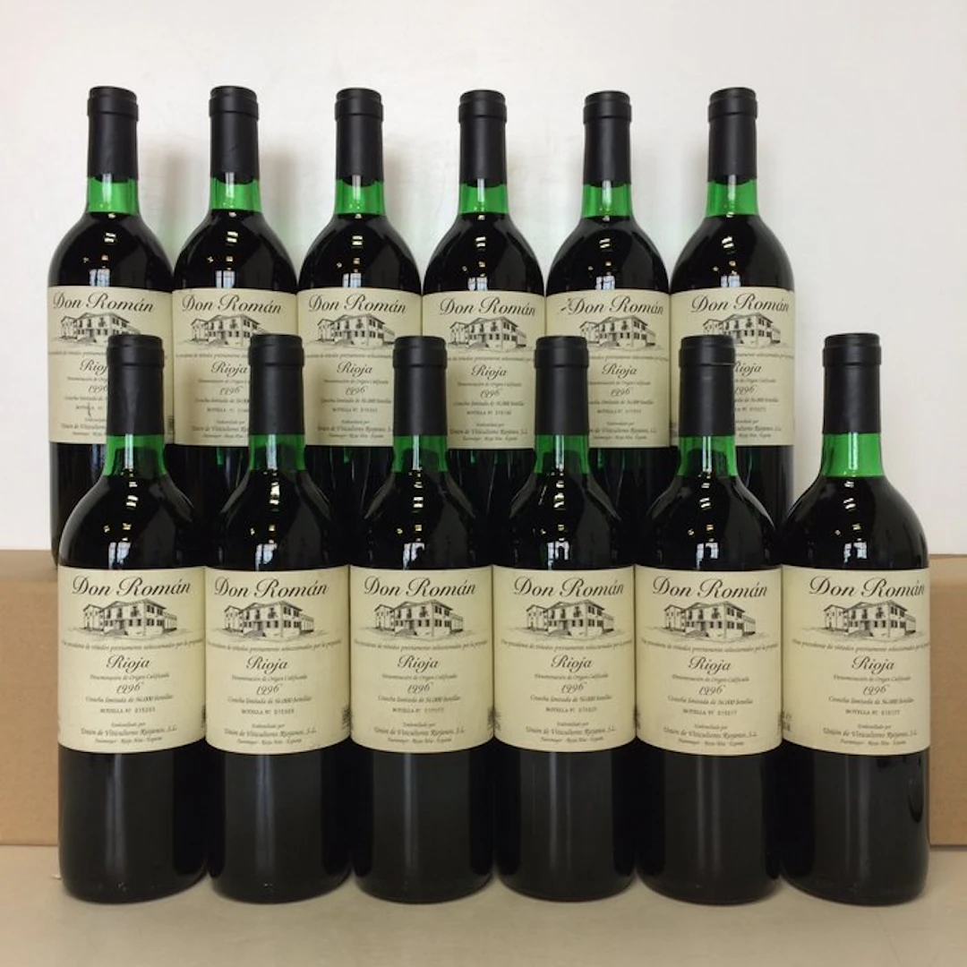 1996 Unión de Viticultores Riojanos, Don Román - Rioja DOC - 12 Bottles (0.75L)
