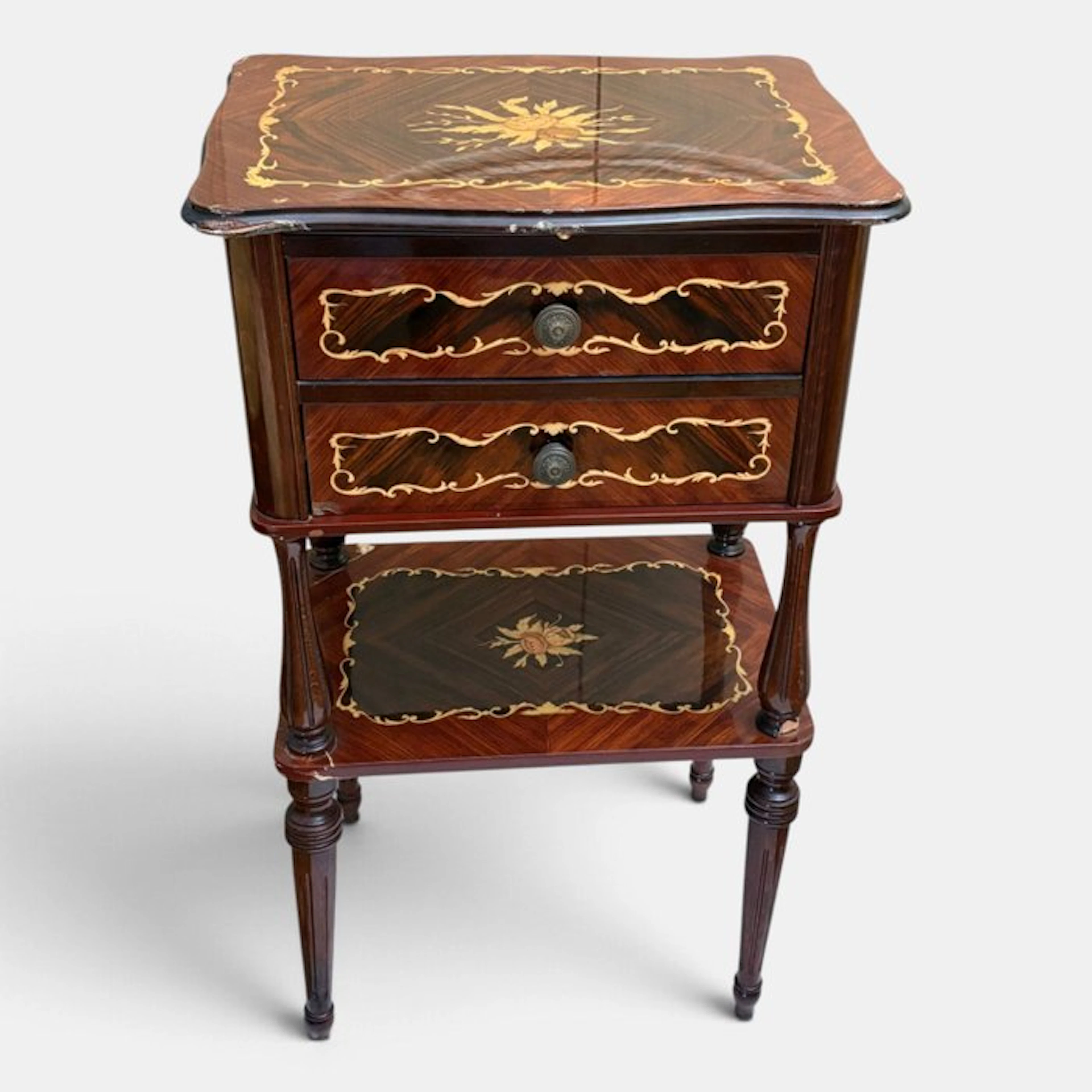 Handmade - Artigianato sorrentino - Cabinet - Wood - To be restored