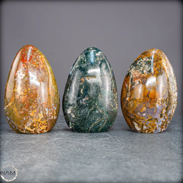 Ocean Jasper Freeform Set – Colorful natural art full of...