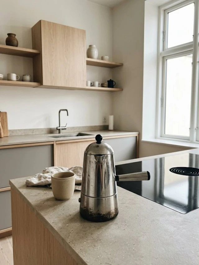 Balzano - Marco Zanuso - Coffee pot - Carmencita - Steel - Lavazza