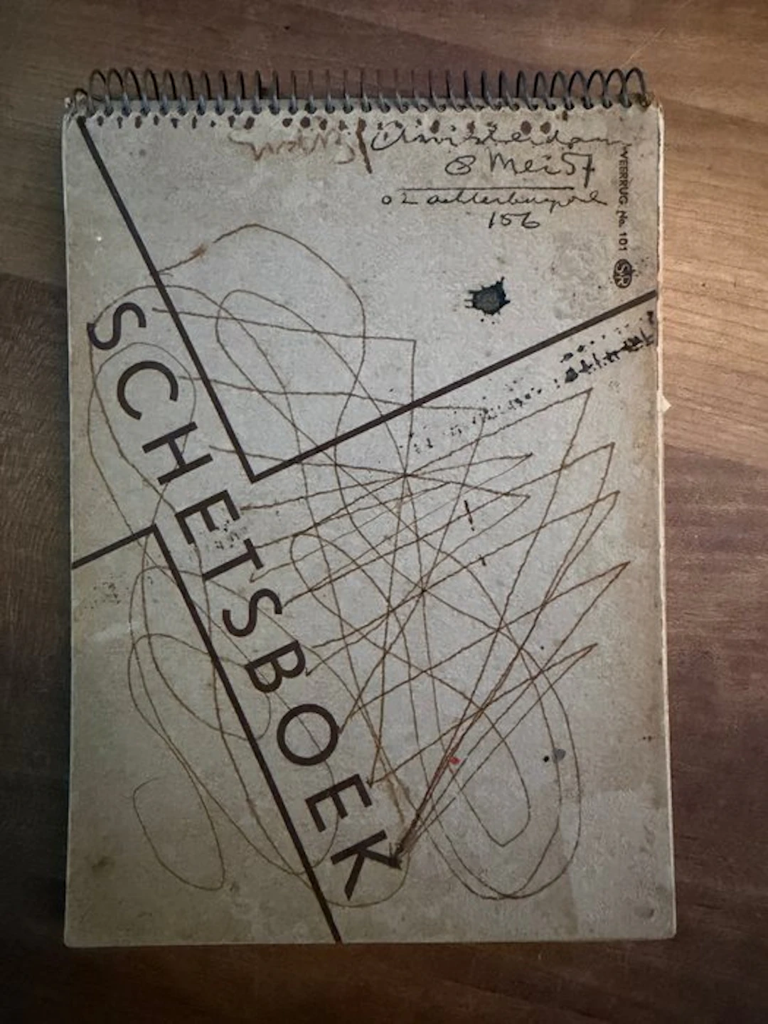 Siep Van Den Berg (1913-1998) - Schetsboek Mei 1957