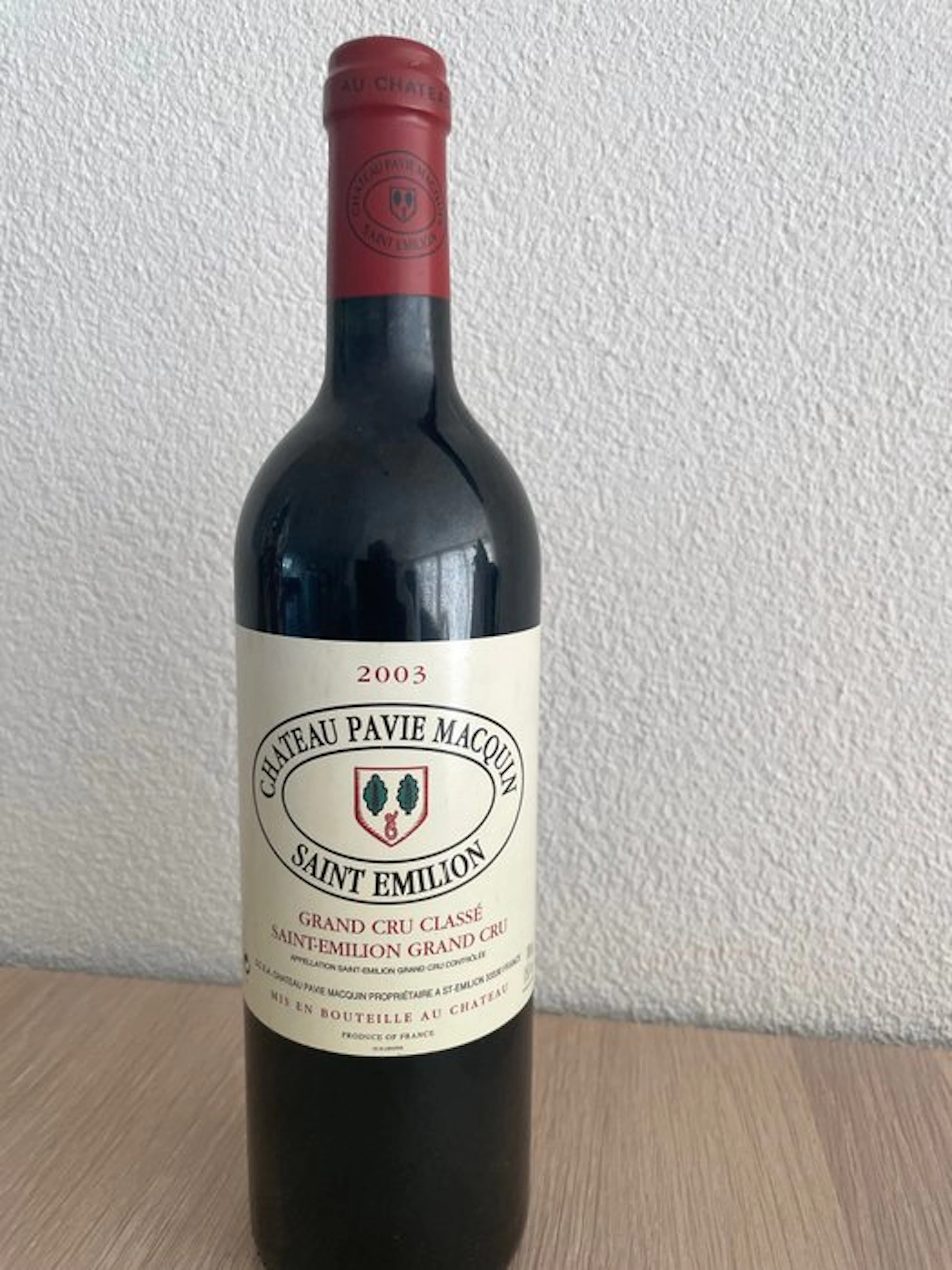 2003 Château Pavie Macquin - Saint-Émilion Grand Cru Classé - 1 Bottle (0.75L)