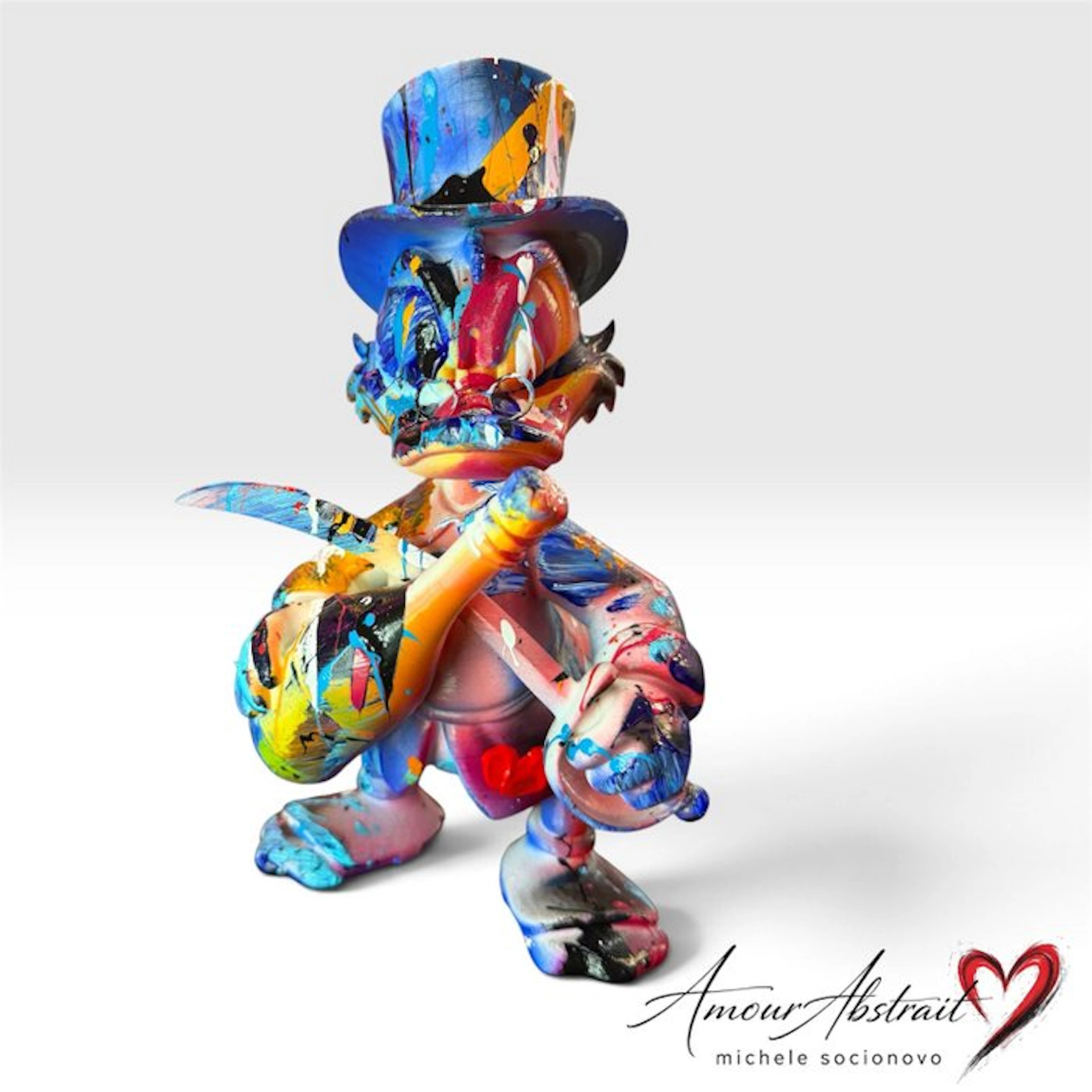 michele socionovo - Zio paperone Amour Abstrait