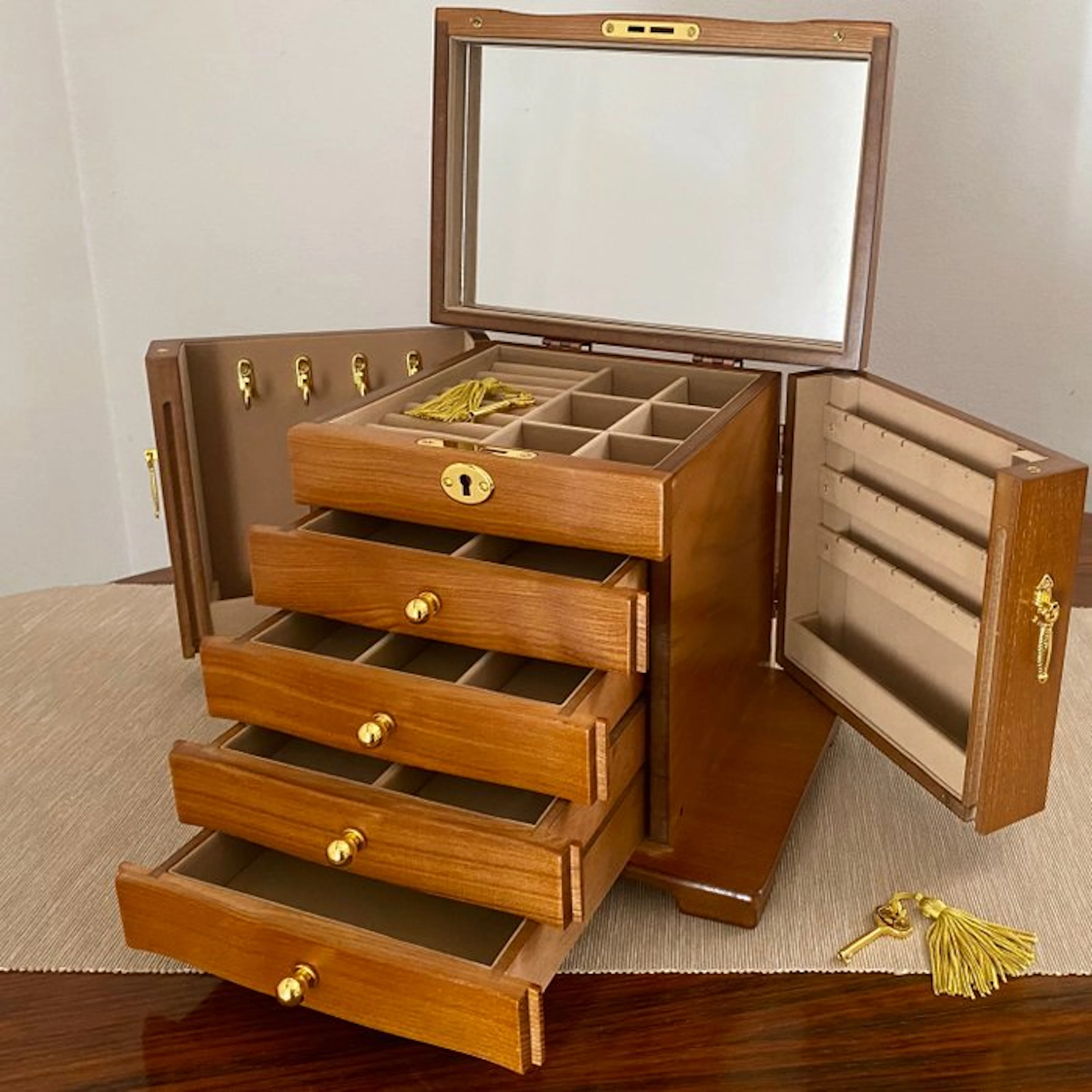 Jewellery box - Wood - Maxi 5 Floors Wooden