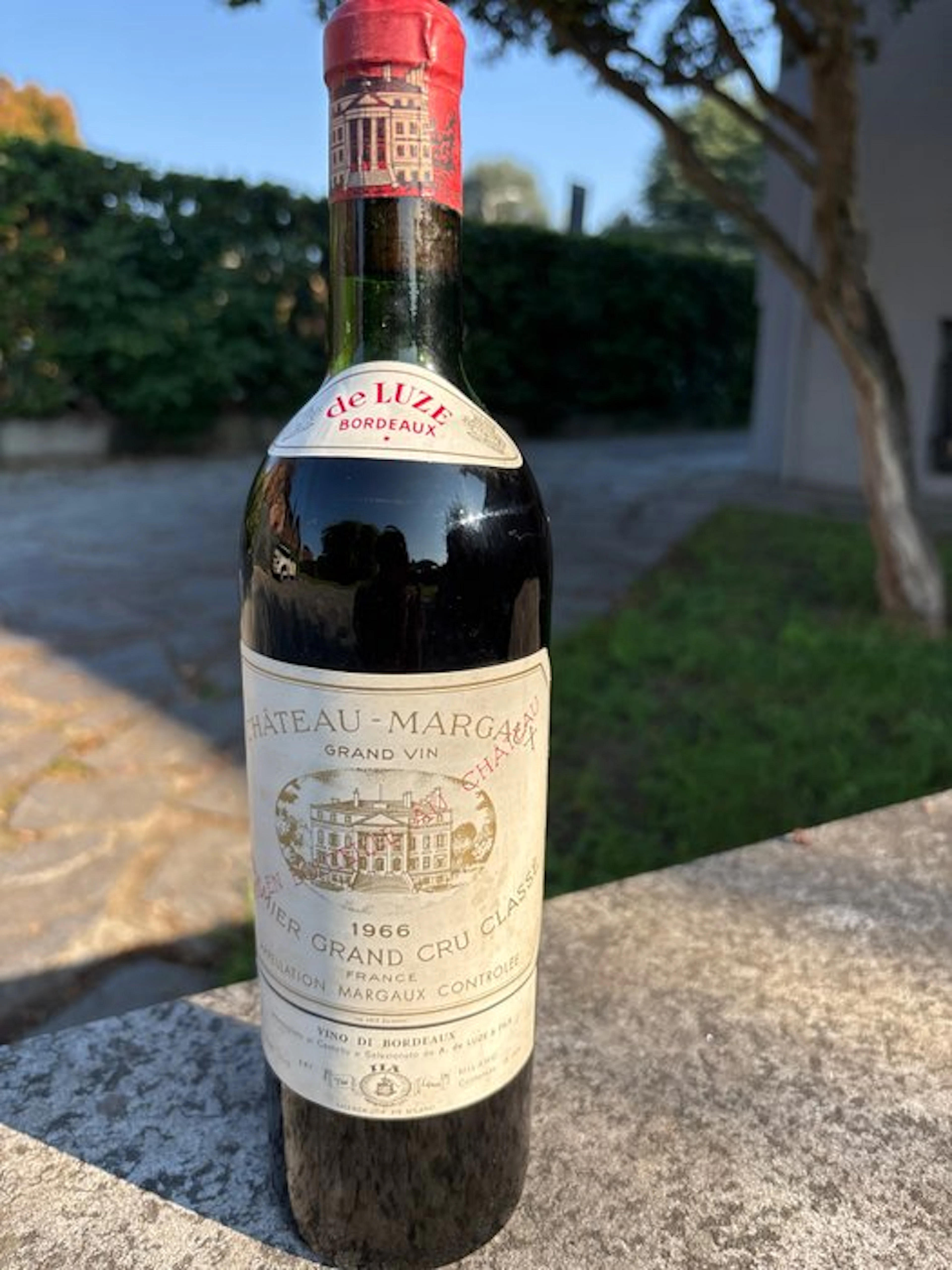 1966 Château Margaux - Margaux 1er Grand Cru Classé - 1 Bottle (0.75L)
