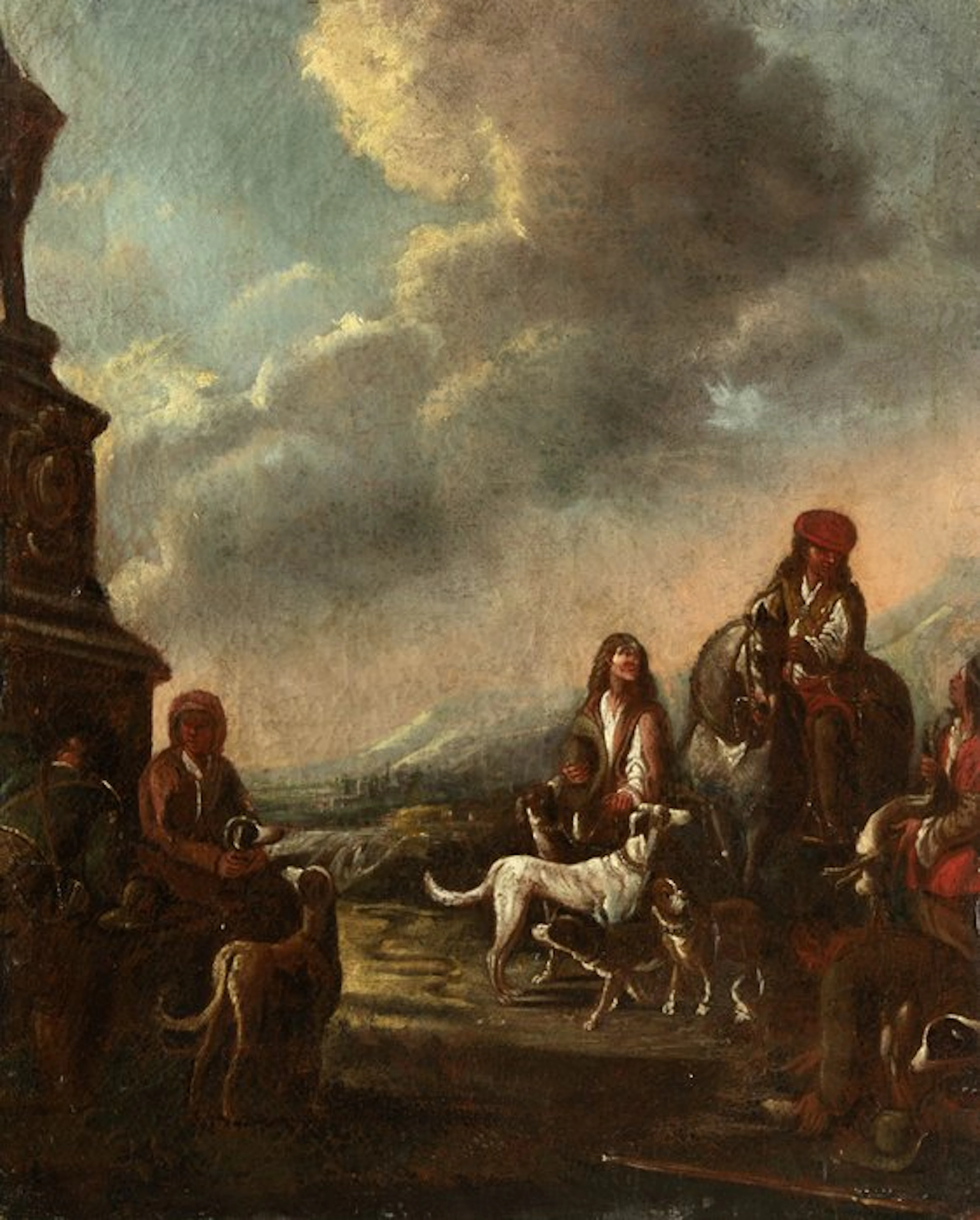 Cornelis de Wael (1592-1667), Circle of - Cavalieri e cacciatori
