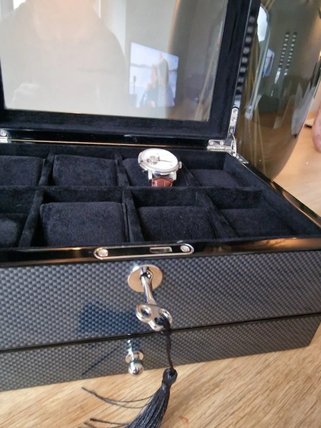 Exclusive Line - Jewellery box - High-End Carbon Finish...