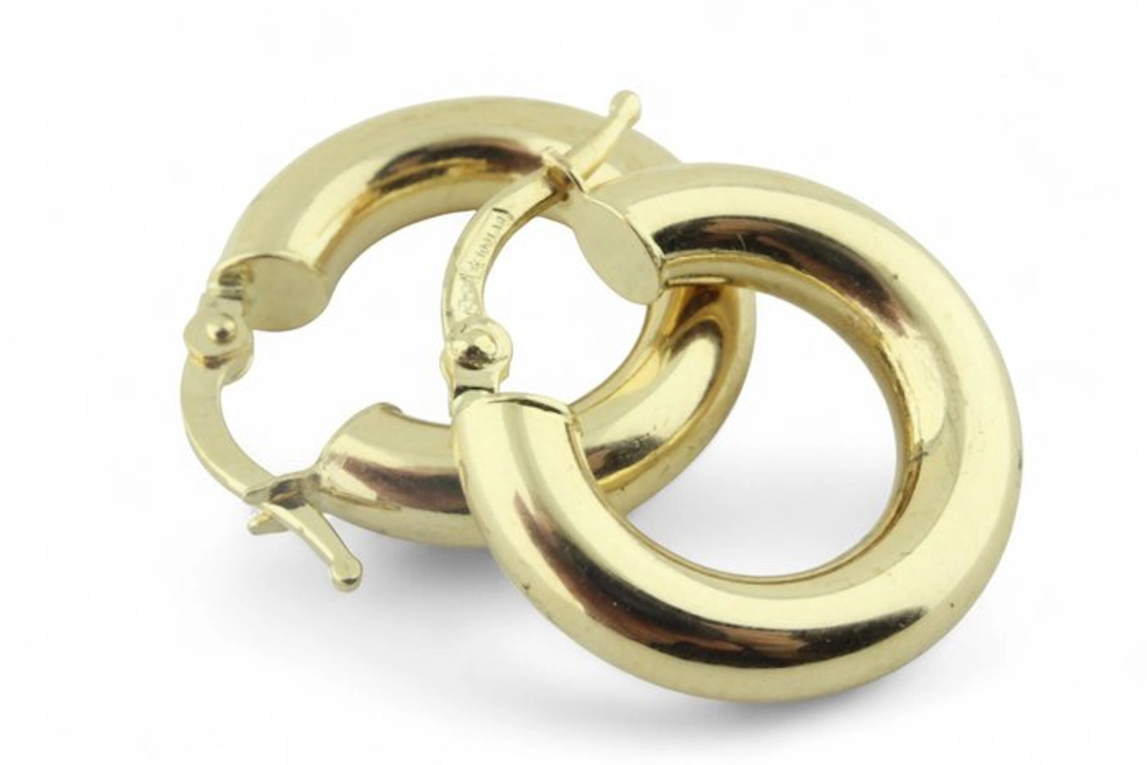 Hoop earrings - 18 kt. Yellow gold