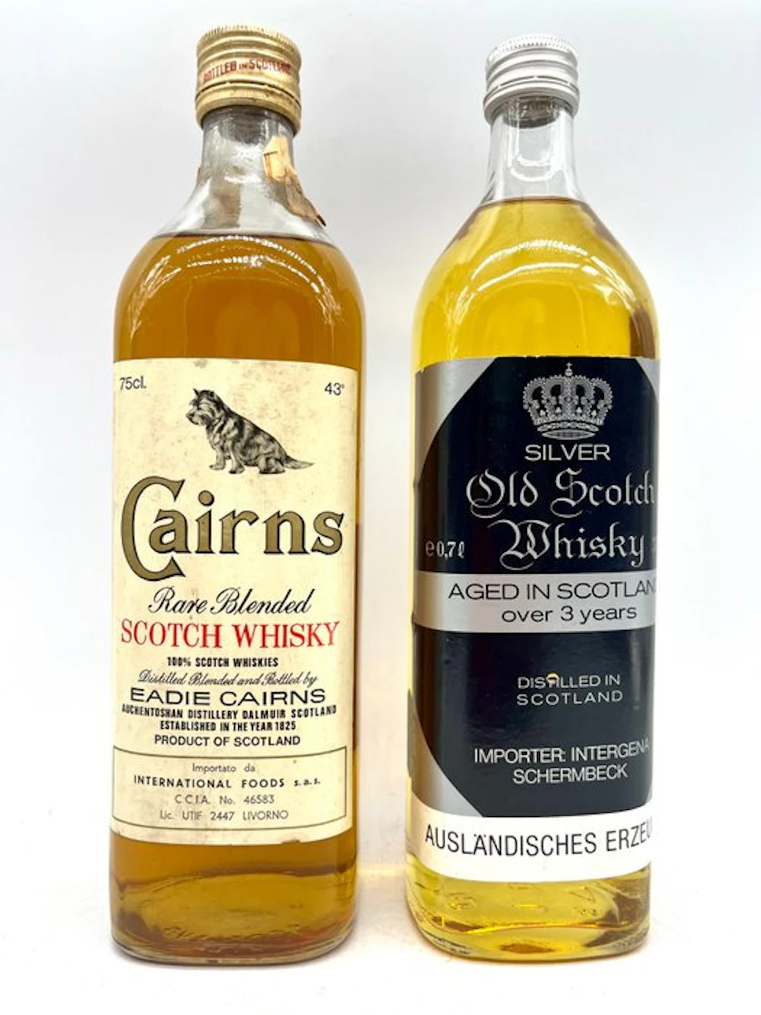 Cairns + Silver 3yo - 75cl, 70cl - 2 bottles