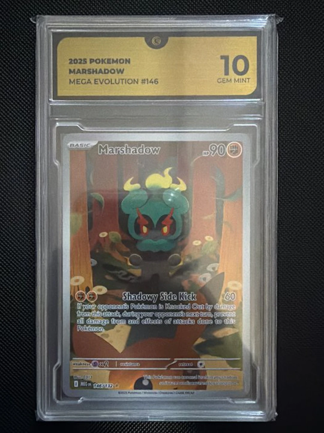 Pokémon - 1 Graded card - Marshadow 146/132 Full art