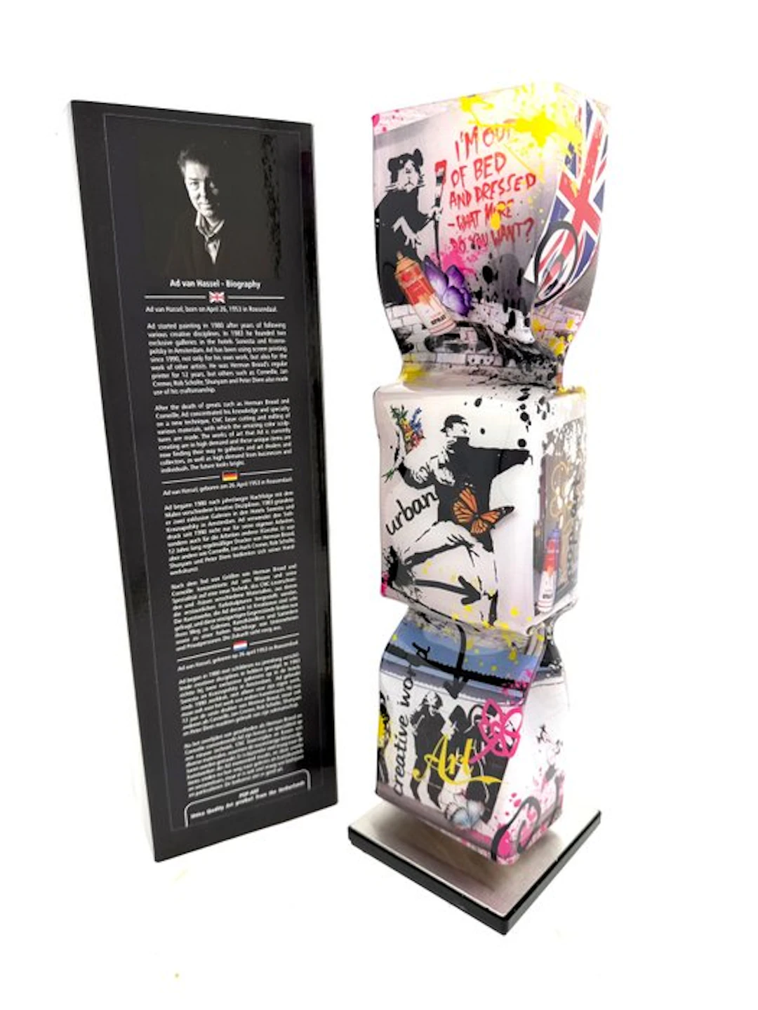 Ad van Hassel (1953) - Luxury Art Candy Toffee - Banksy (model 3 of 3)