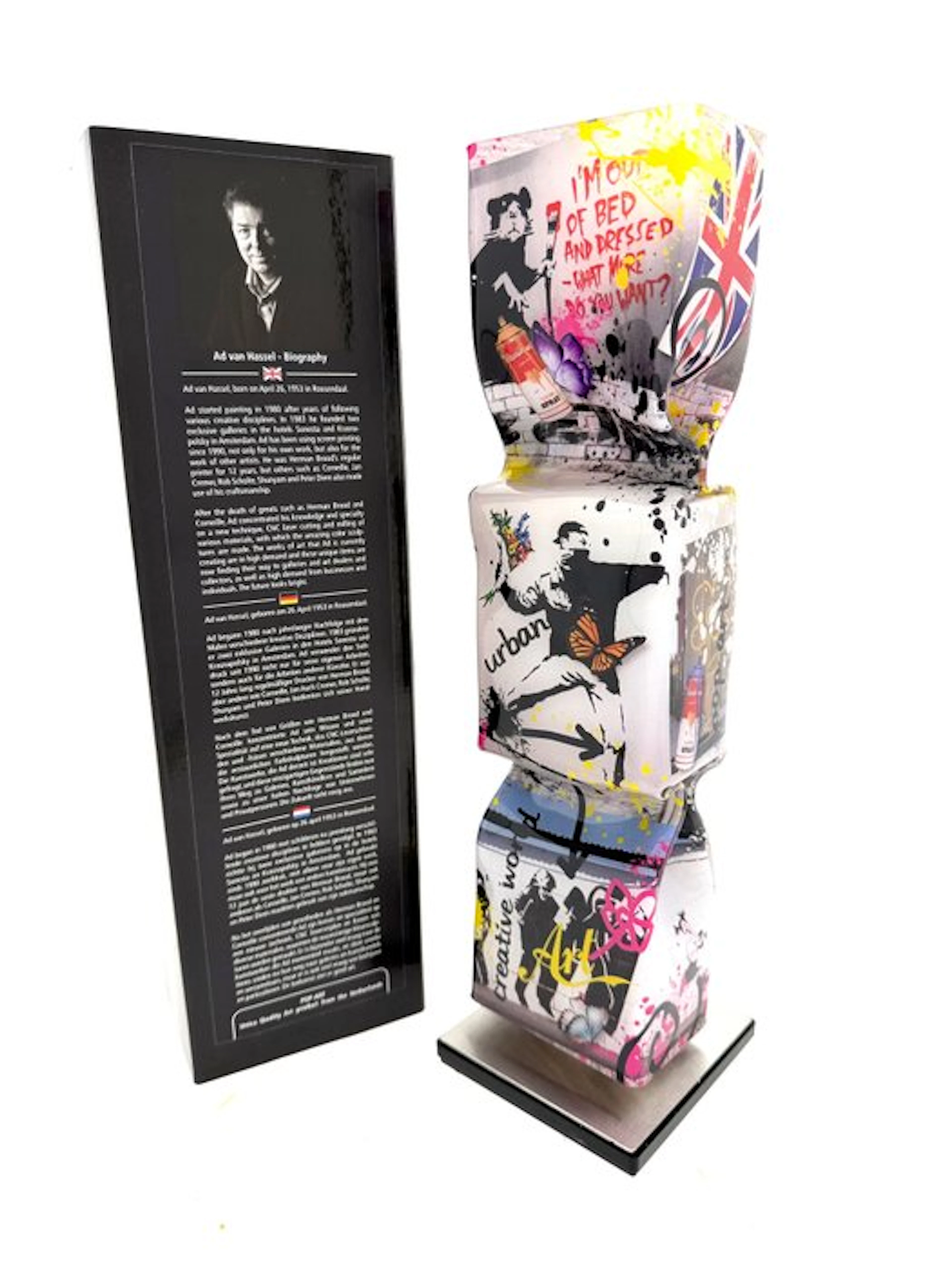 Ad van Hassel (1953) - Luxury Art Candy Toffee - Banksy (model 3 of 3)