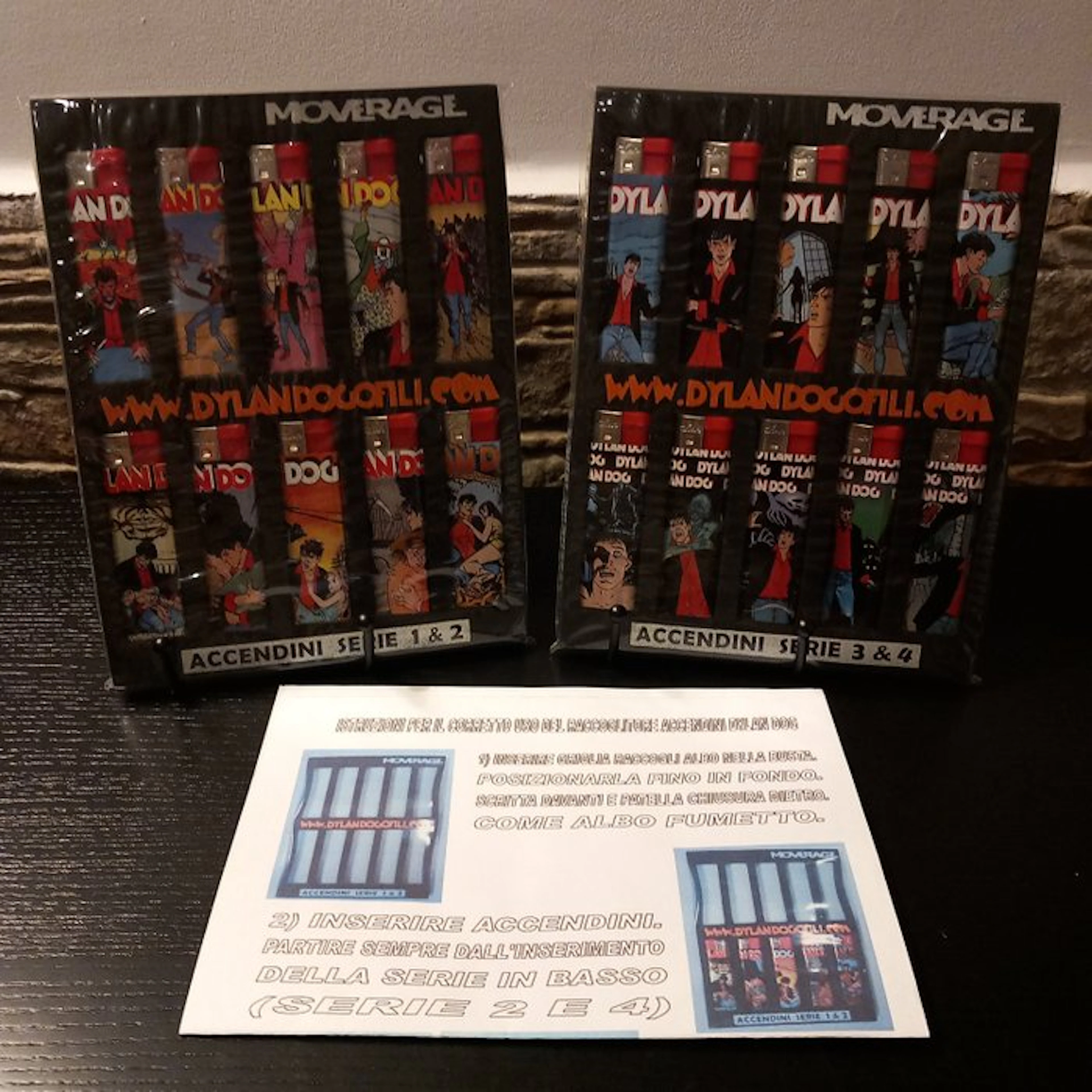 Dylan Dog - Accendini con espositore MOVERAGE - No...