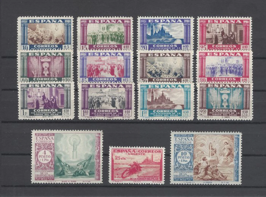 Spain 1940 - Our Lady of the Pillar - well centered - Edifil nº 889/03
