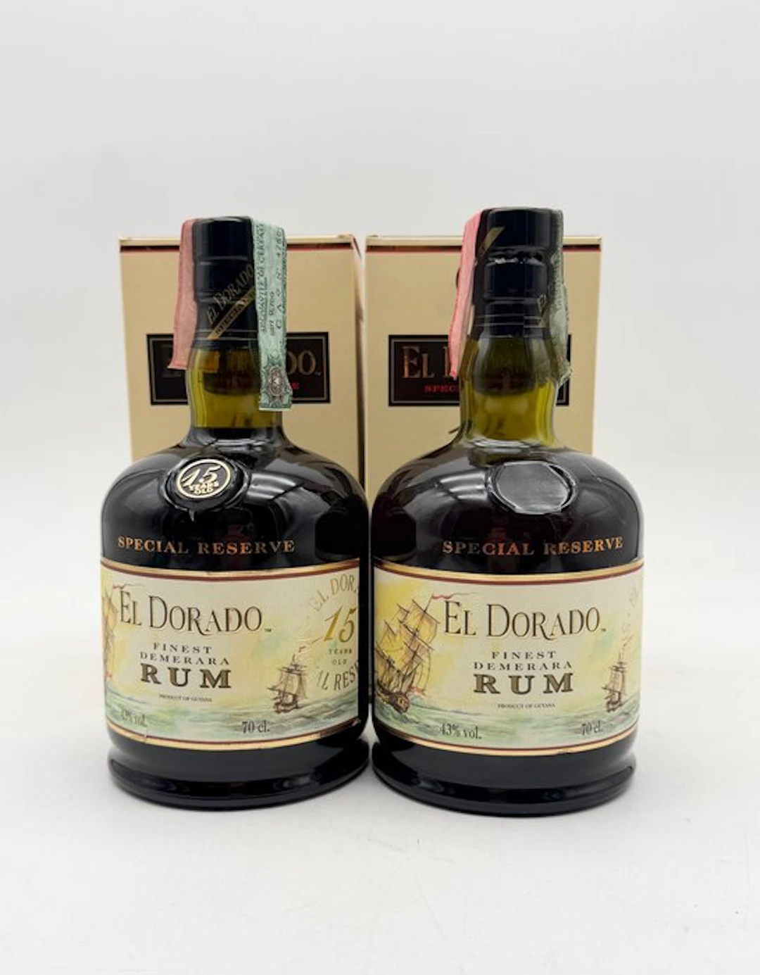 El Dorado 15 years old - Finest Demerara Rum Special Reserve - b