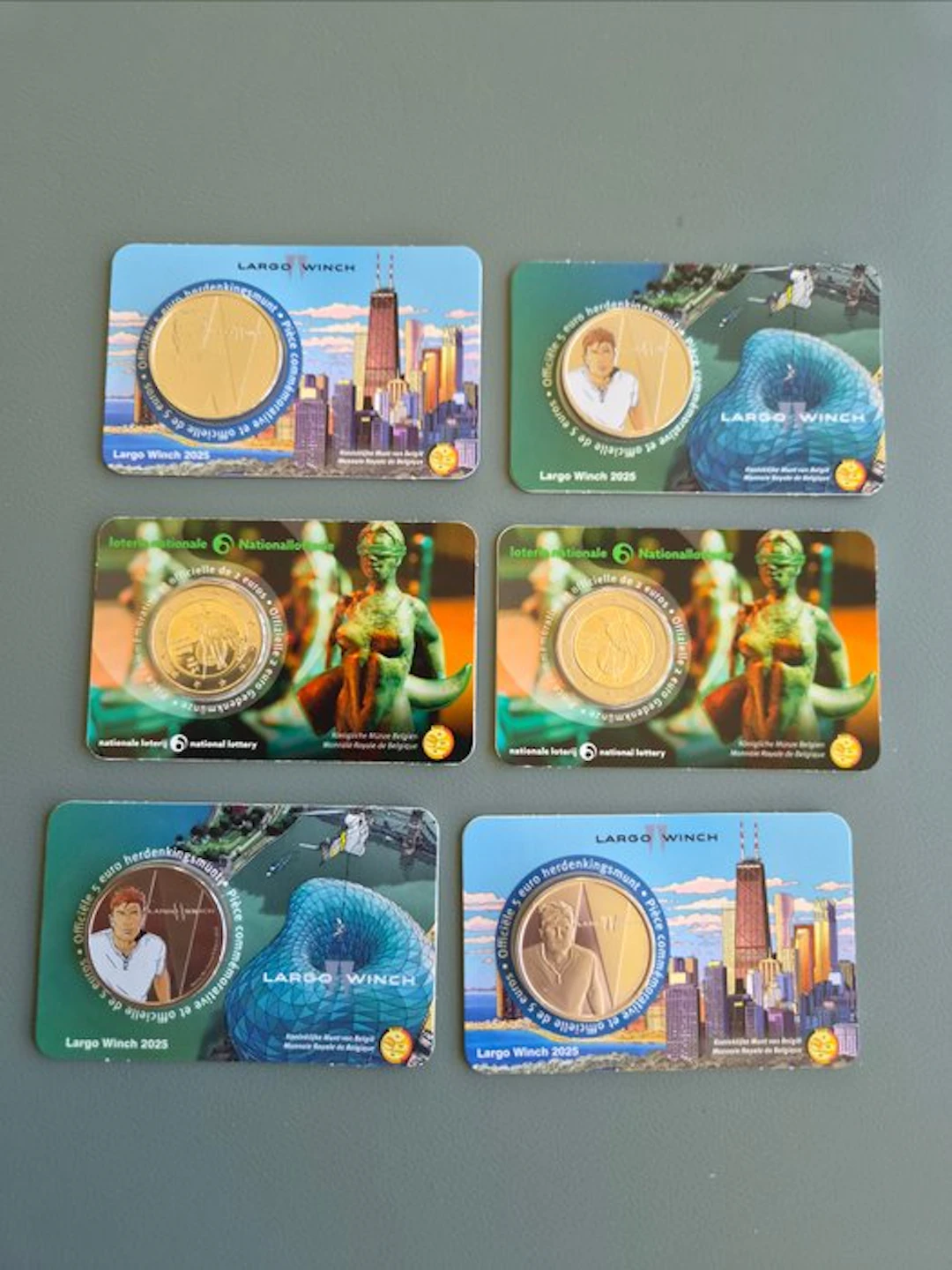 Belgium. Coin Card 2025 (6 monnaies) (No reserve price)