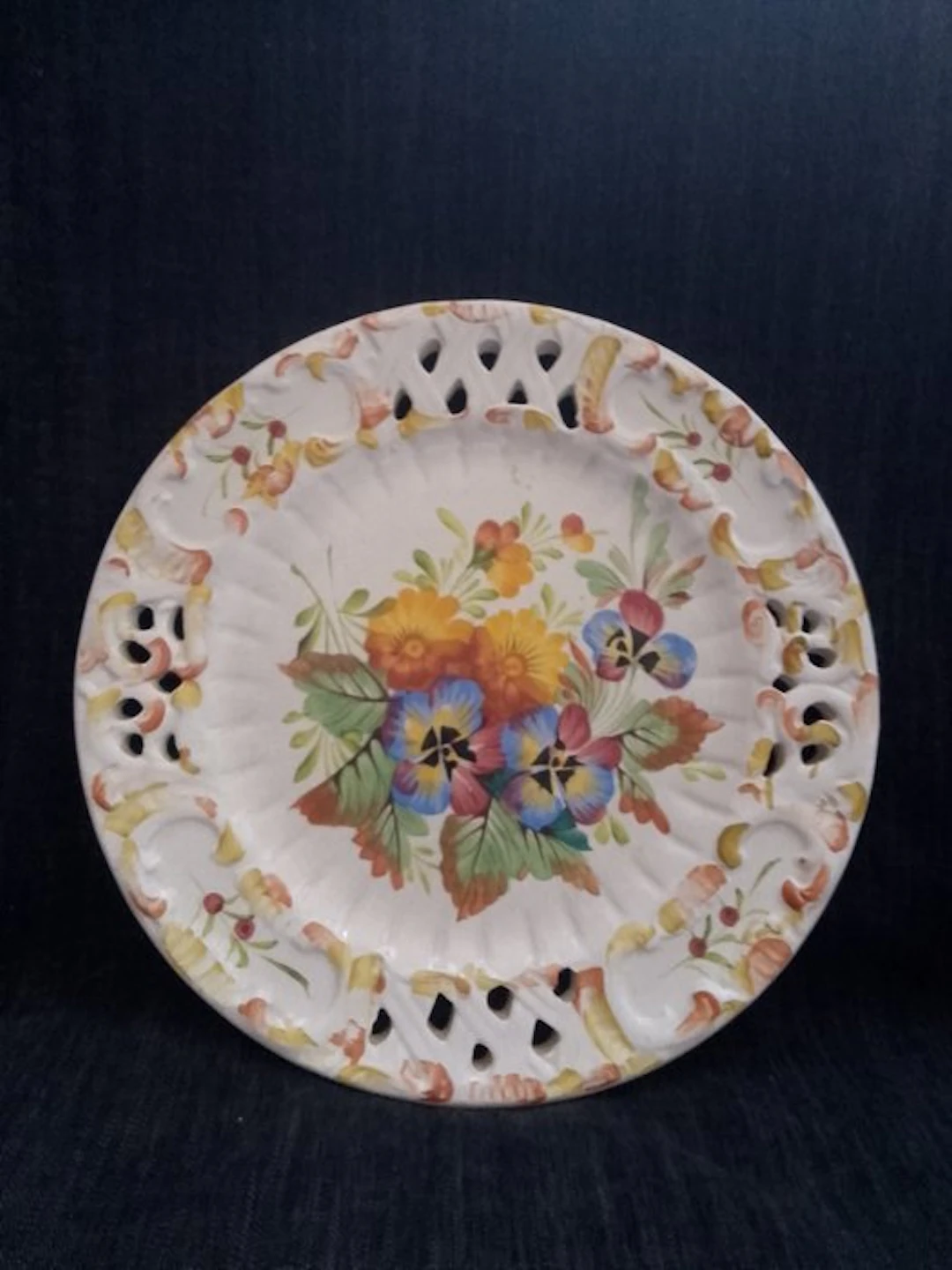 Vallauris - Wall plate - Earthenware