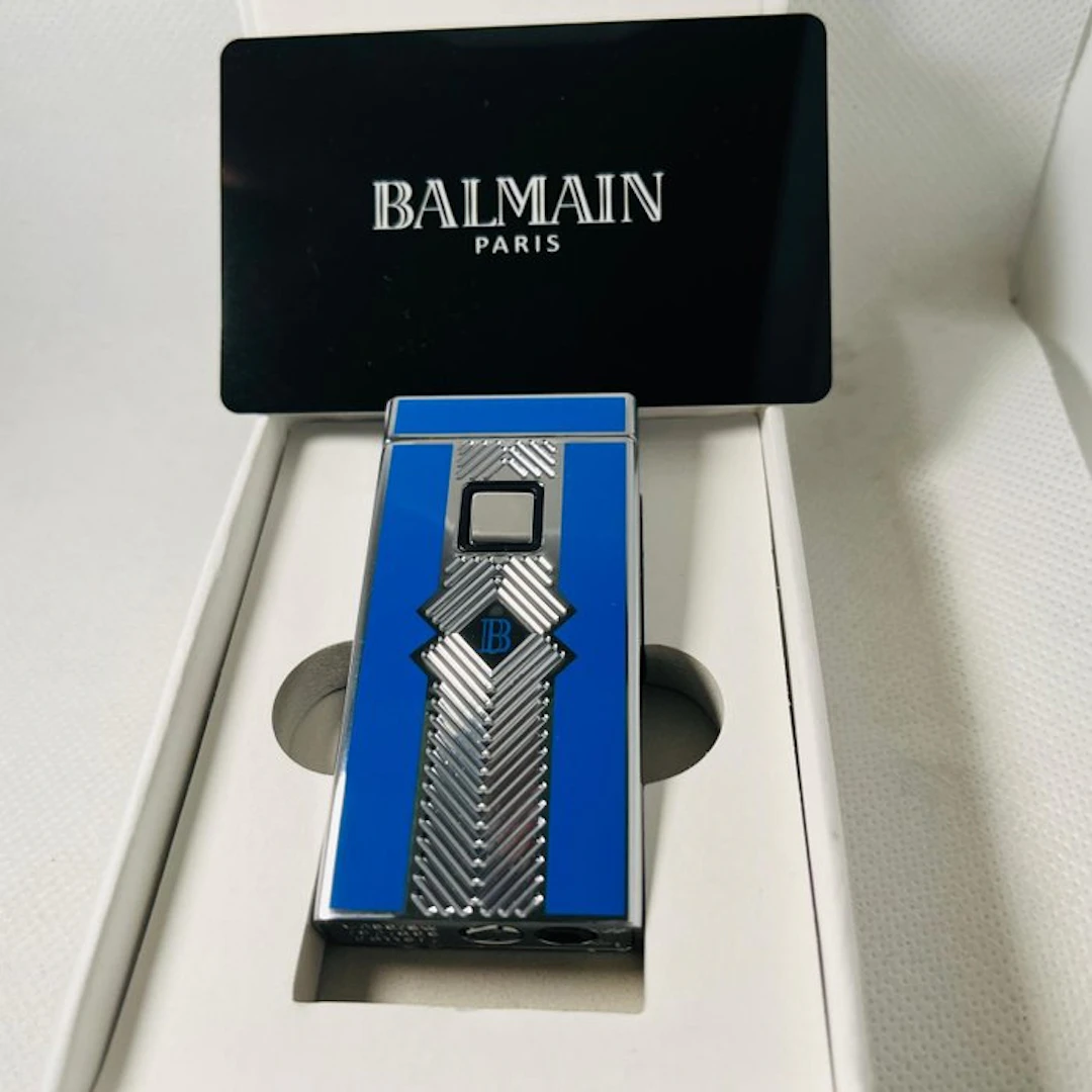 Balmain Paris - Blue & Silver - No reserve price - Lighter - Steel (stainless)
