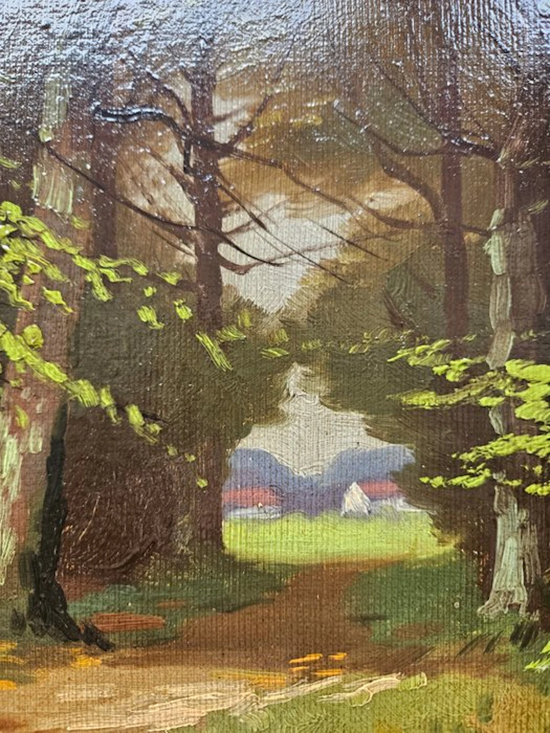 Franz van der Glas (1878-1964) - Zomers landschap met een...