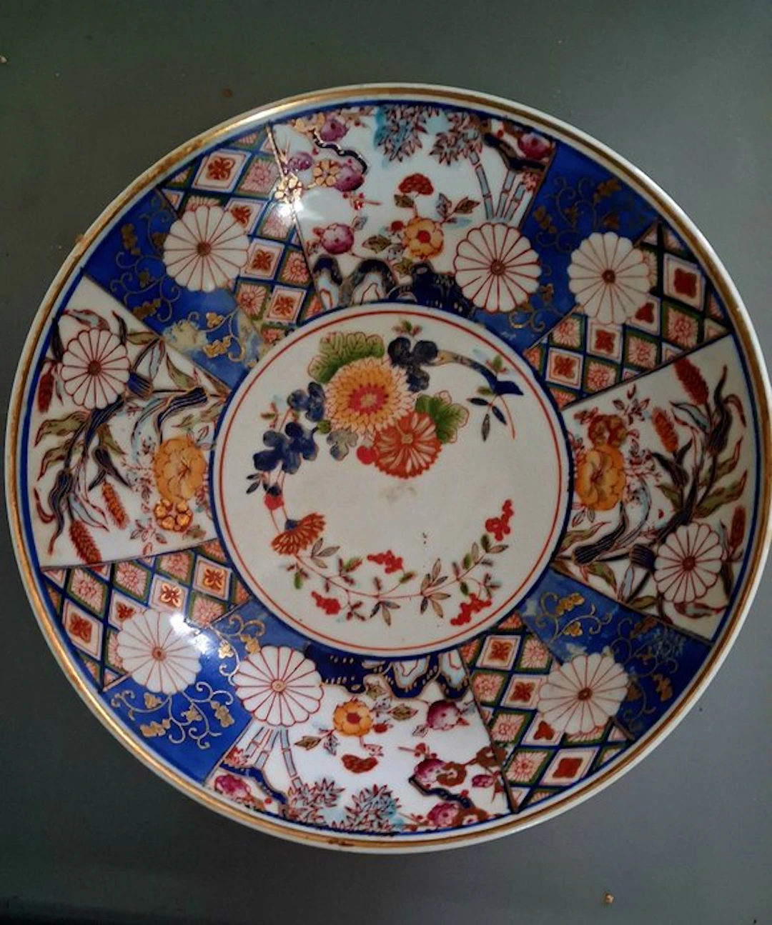 Imari - Serving plate - Meiji periode,fruitschaal - porcelain mostly