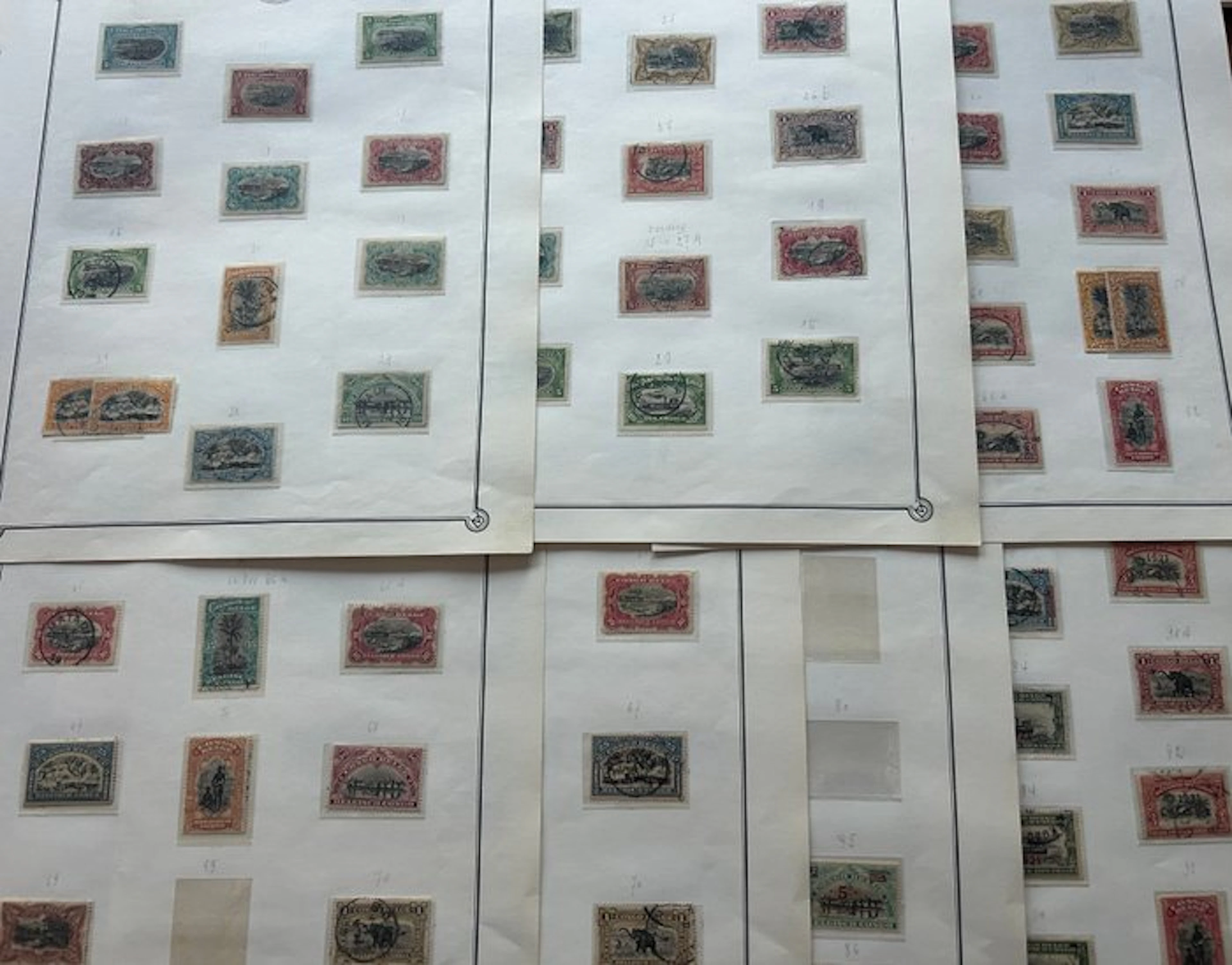 Belgian Congo 1894/1923 - Extensive collection...