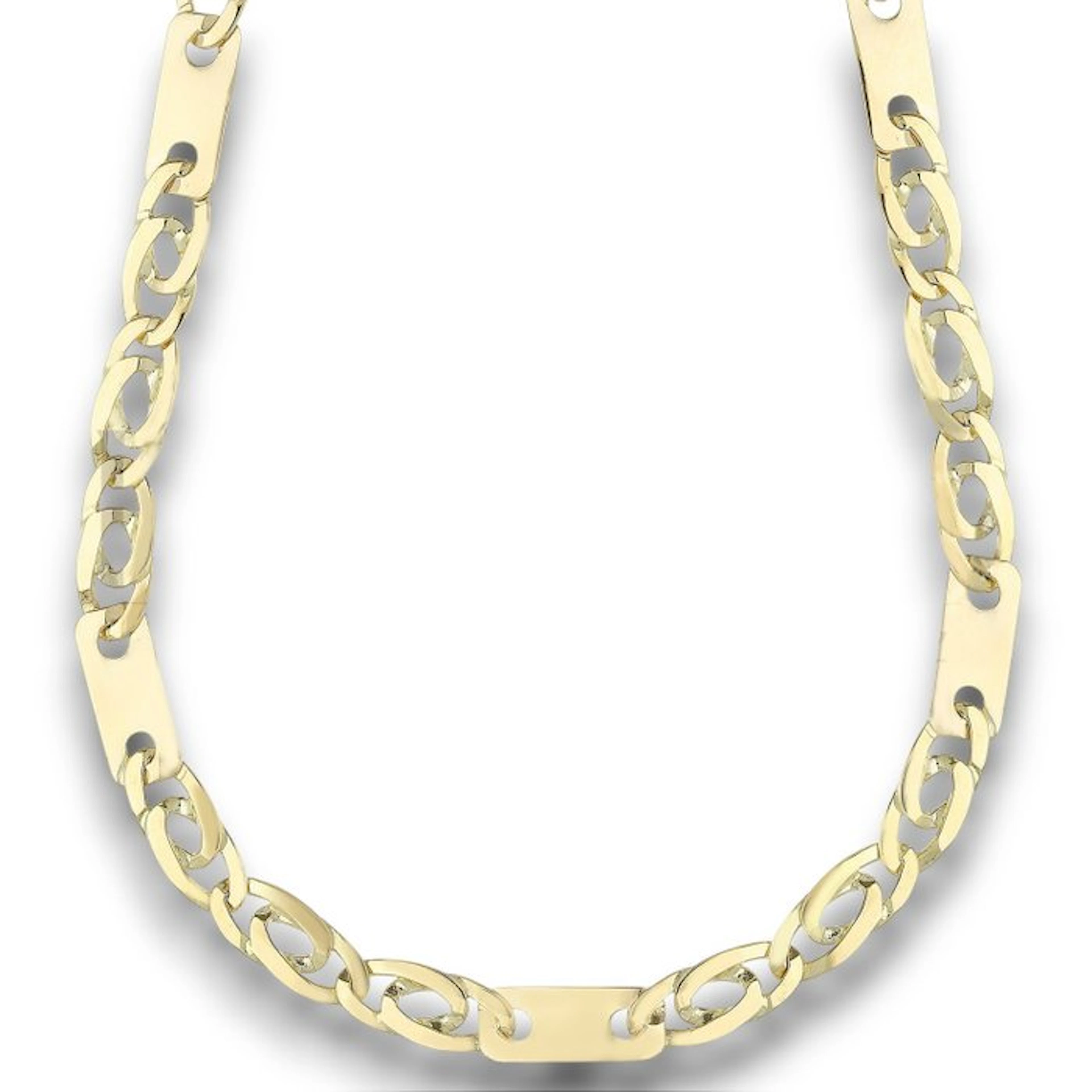Necklace - 18 kt. Yellow gold - Catena Piena Piatta 19.6 g