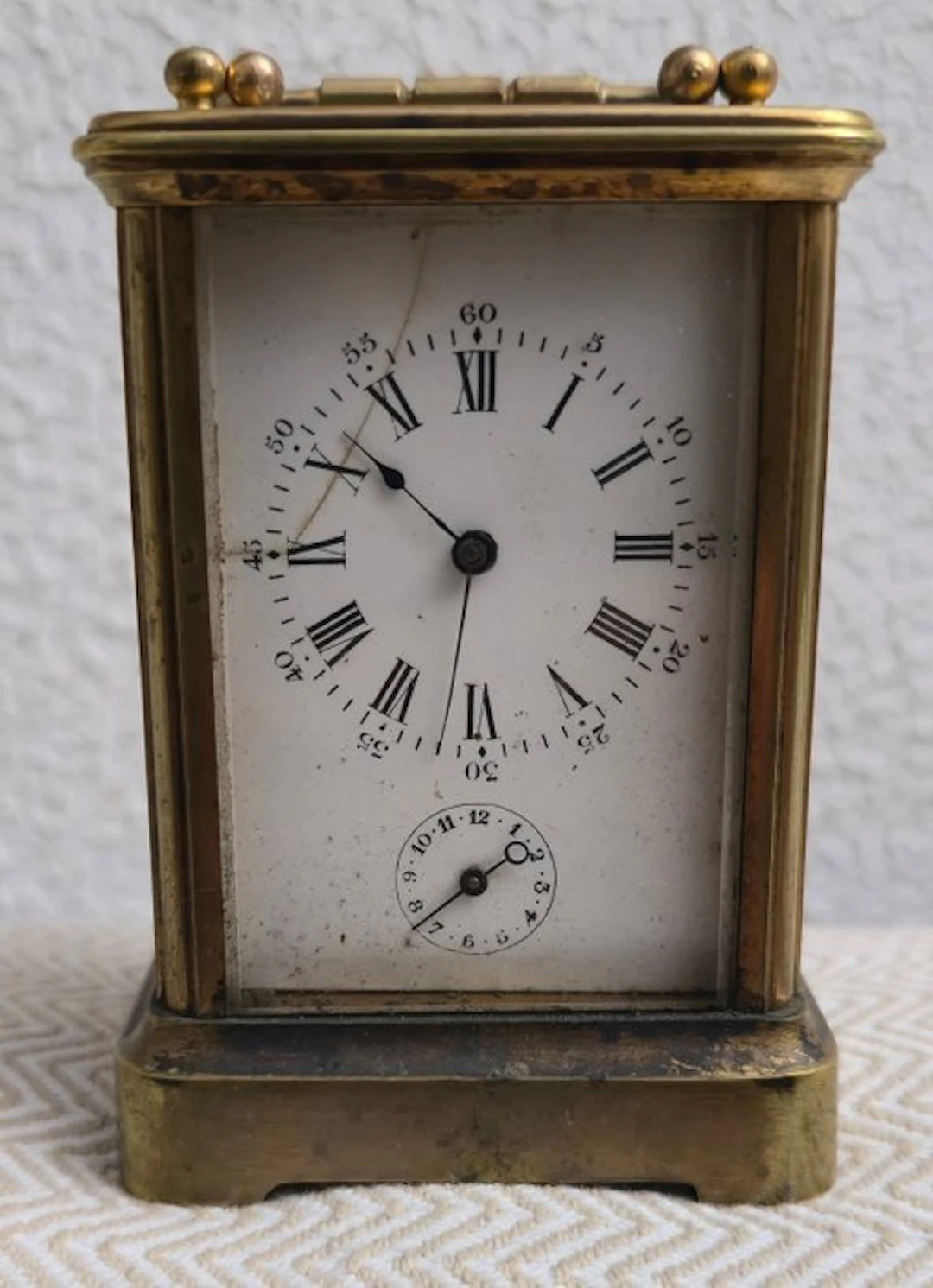 Table/desk clock - Brass - 1880-1920