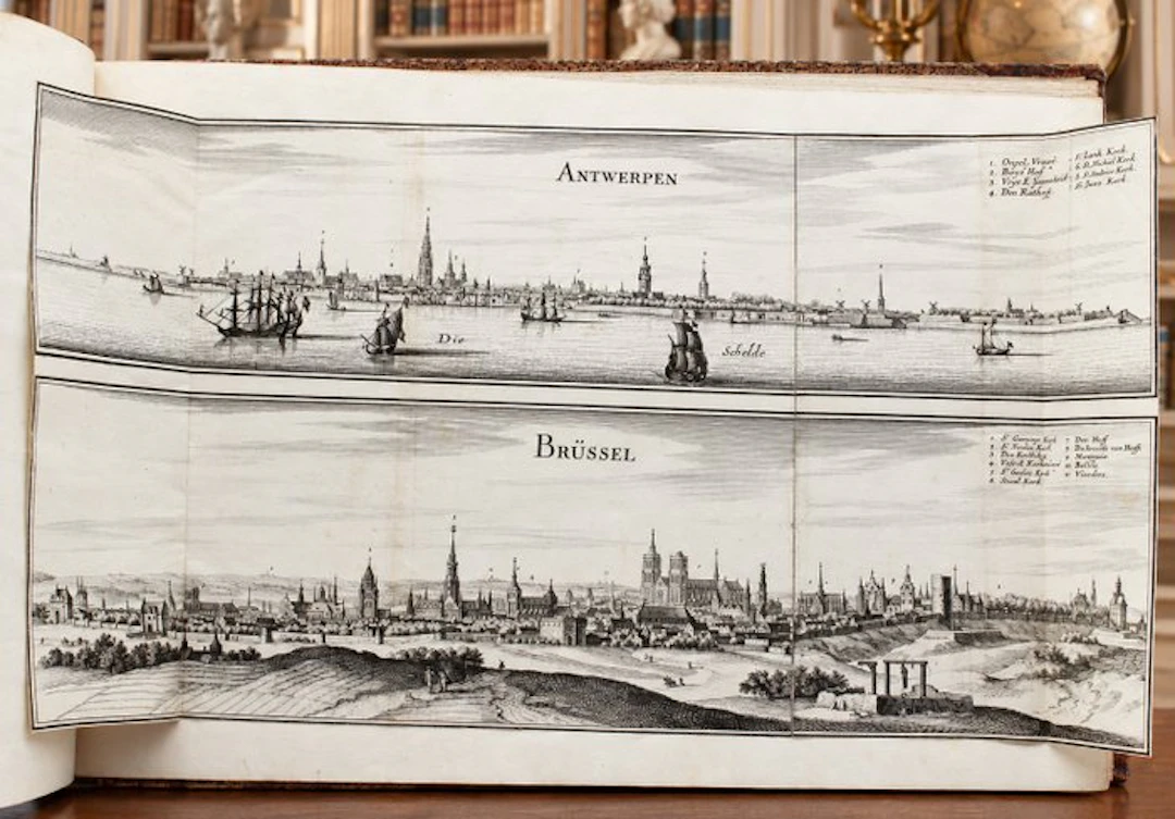 Merian - Topographia Circuli Burgundici - 1654