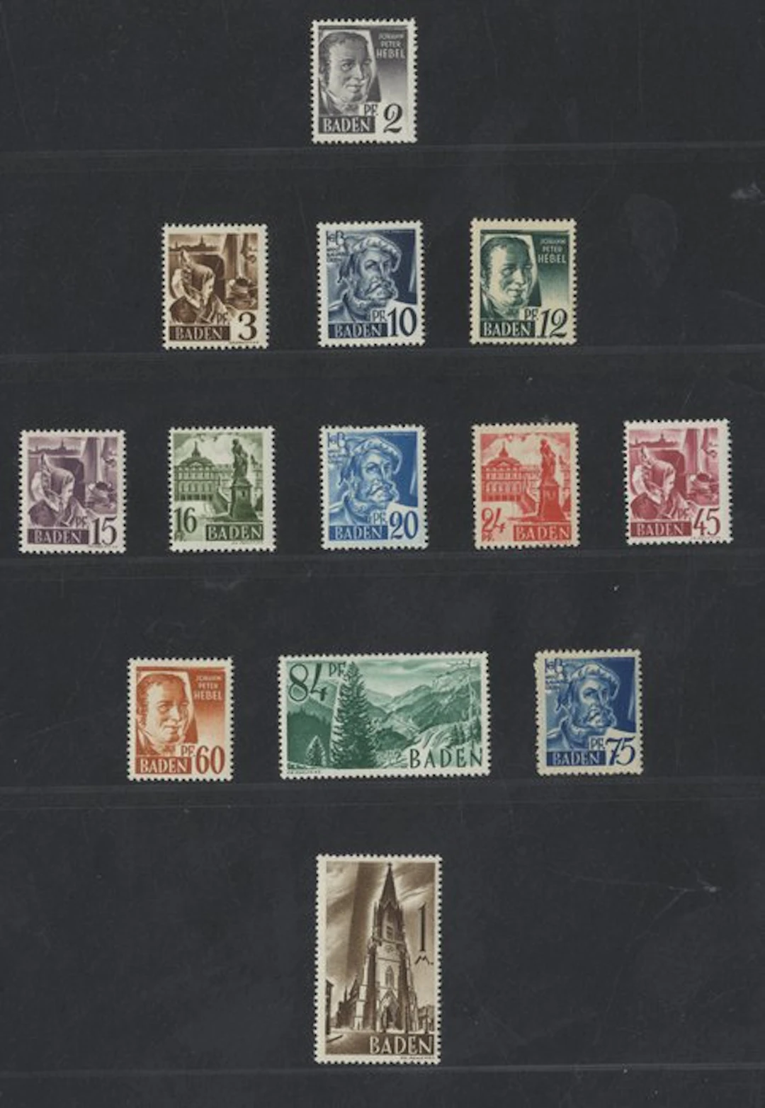 French Zone Baden - French Zone Baden – mint collection