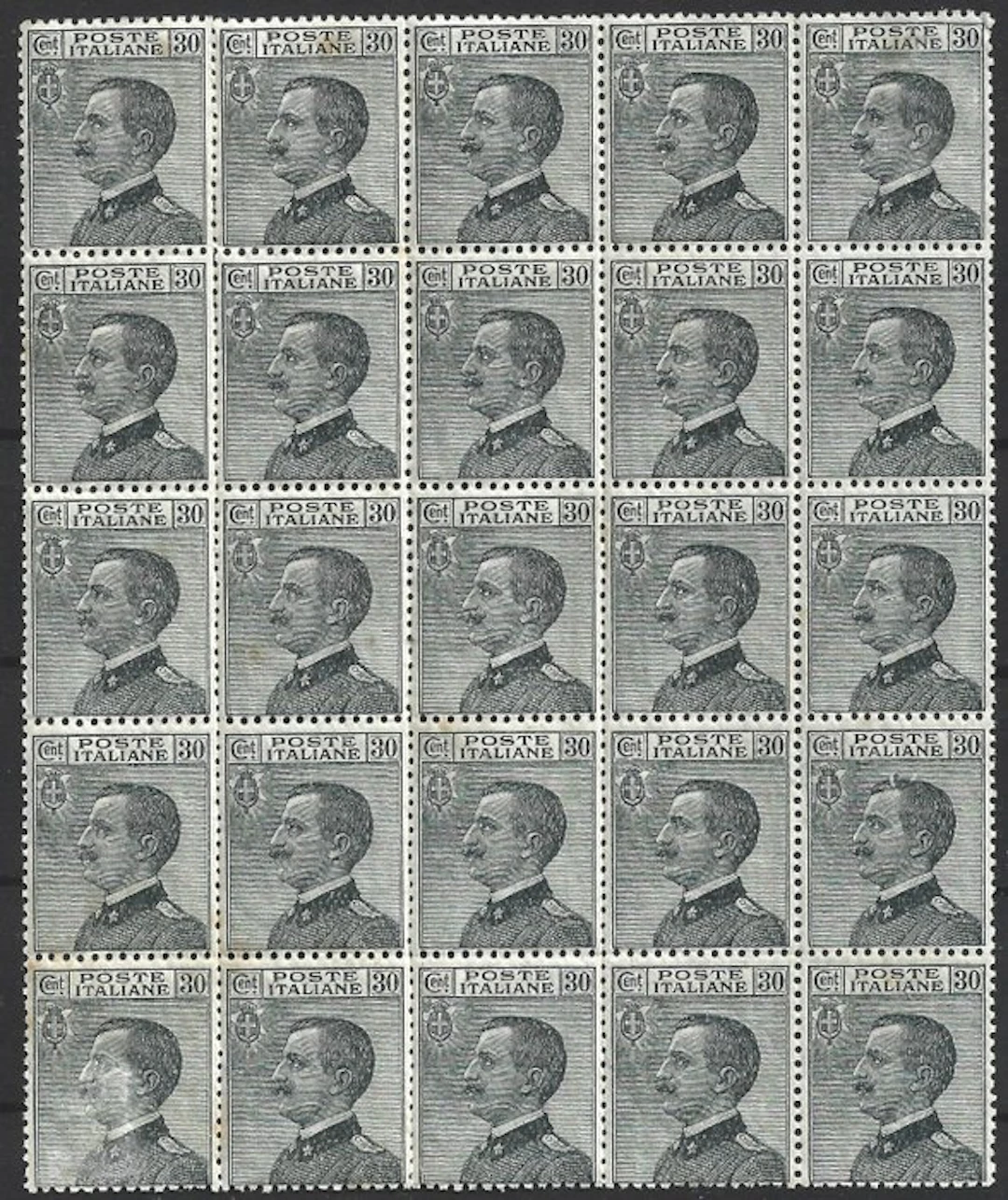Italy Kingdom 1925 - Michetti 30c - Varieties - 185g