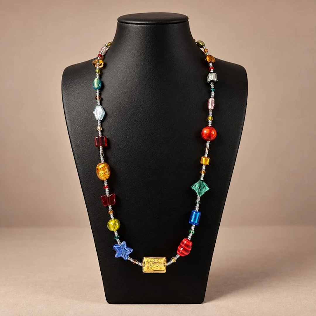 Necklace - 24k Gold Murano Necklace