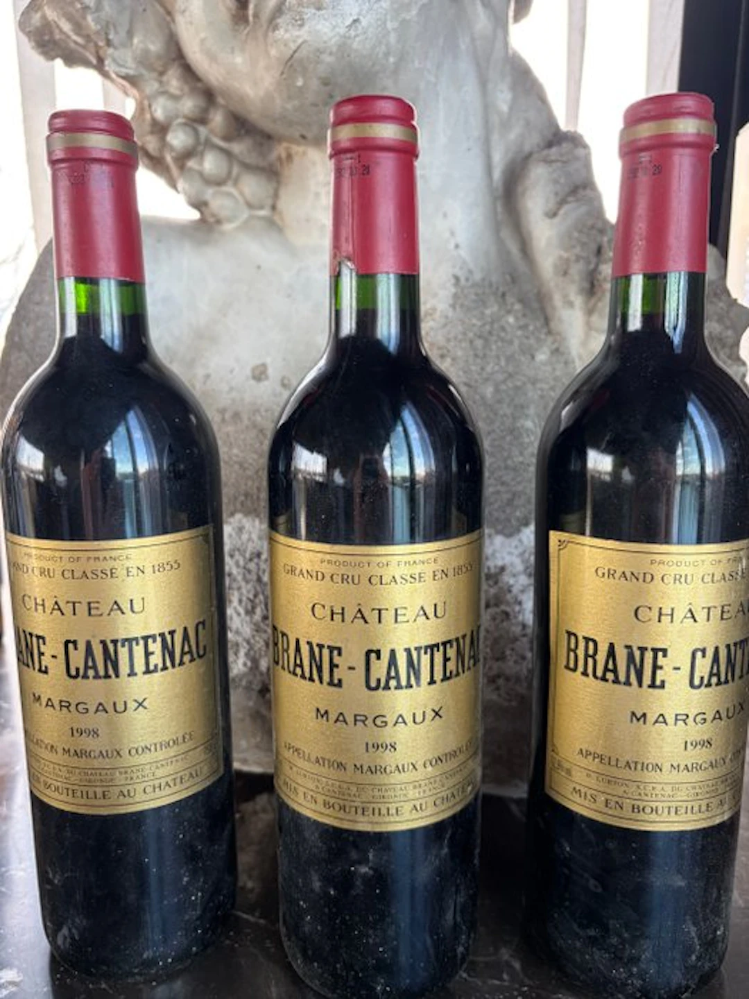 1998 Chateau Brane-Cantenac - Margaux 2ème Grand Cru Classé - 3 Bottles (0.75L)