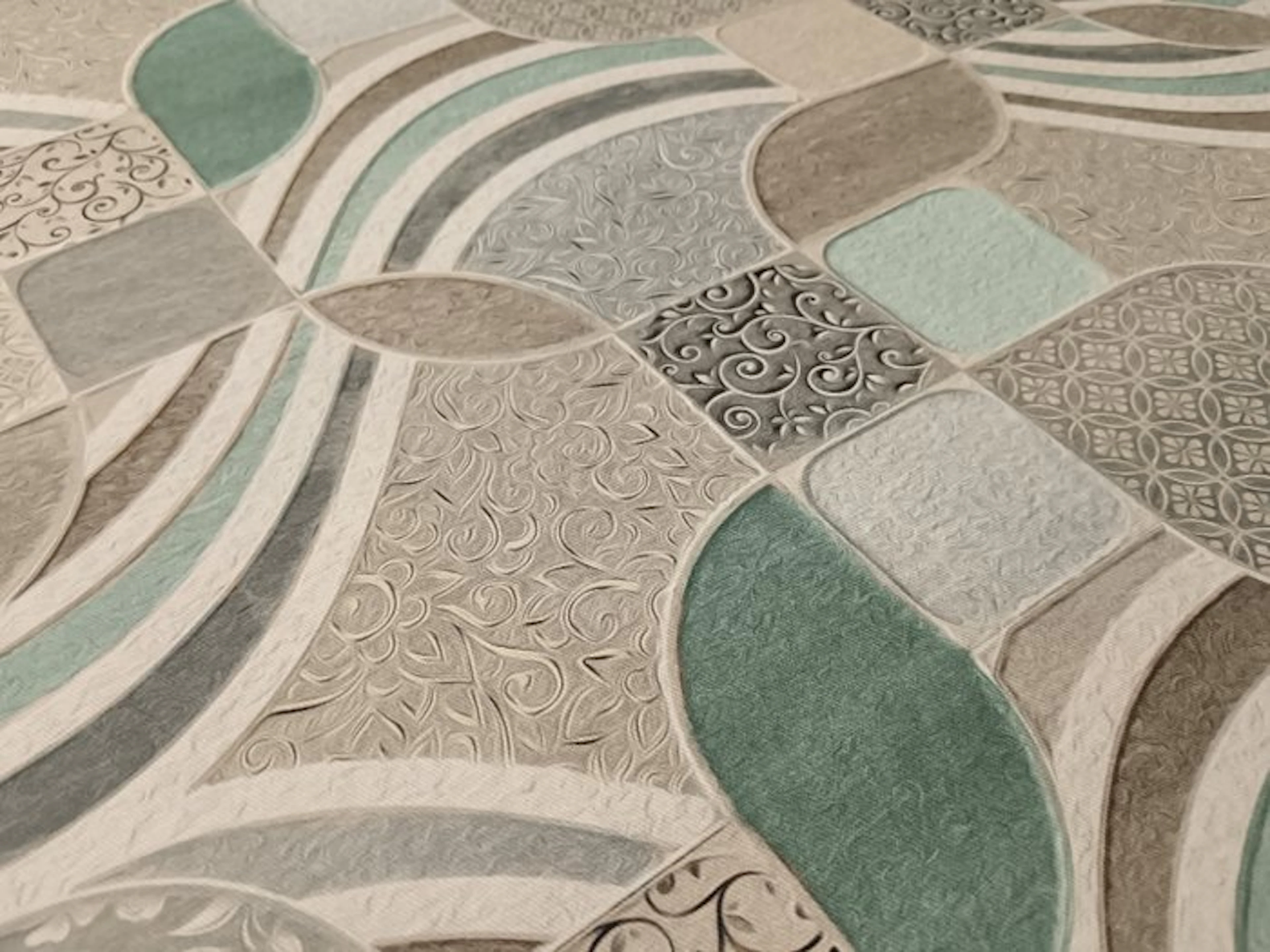 Linen blend E 541 measures 4.90 × 1.50 m - Textile - 490...