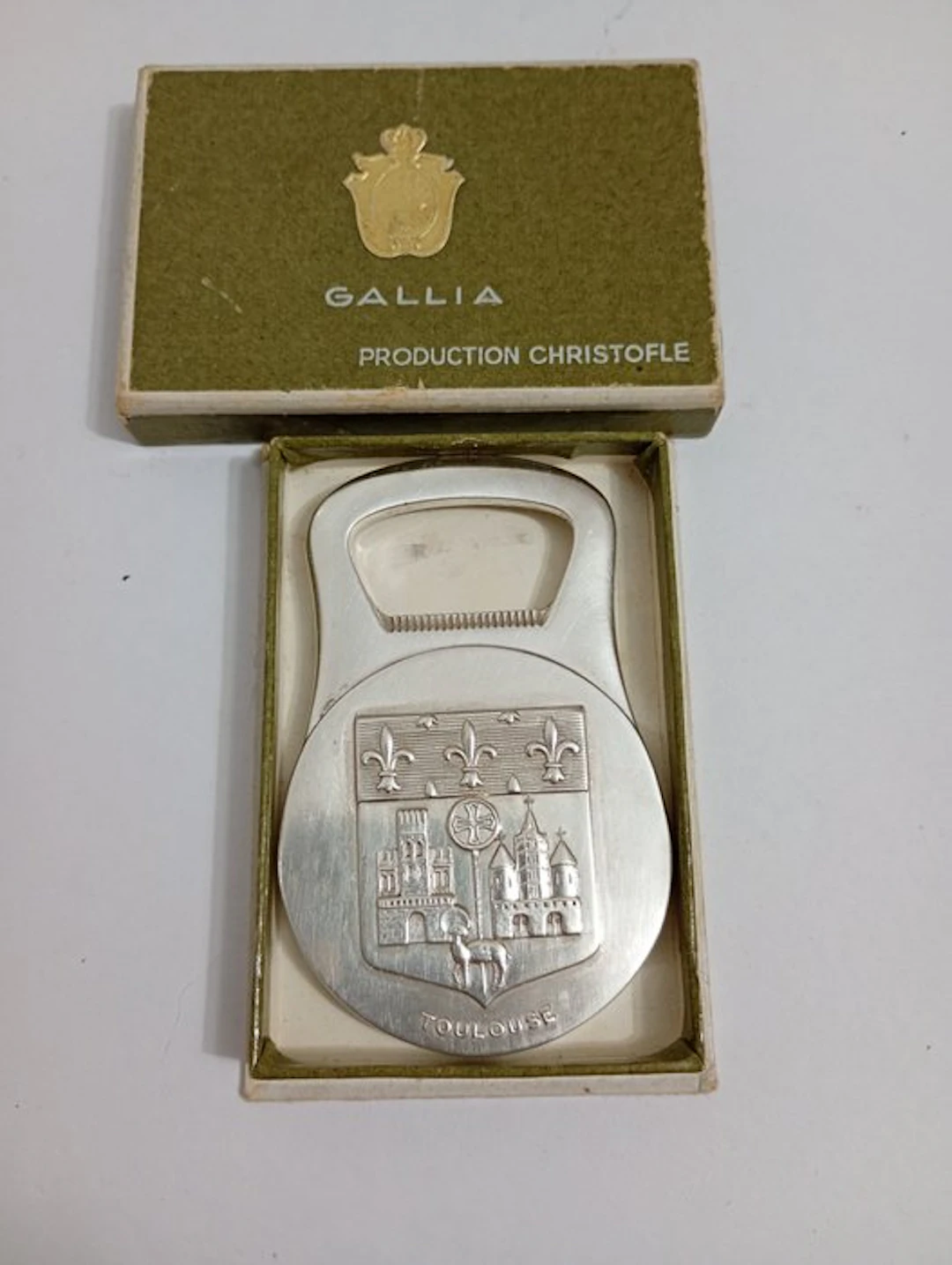 Christofle, Gallia - Bottle opener - Silverplated - L'Adapt-Table/Tolosa