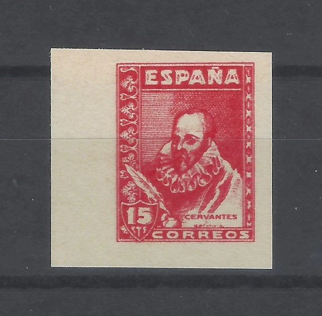 Spain 1938/1940 - Spain - Cervantes - stamp not adopted
