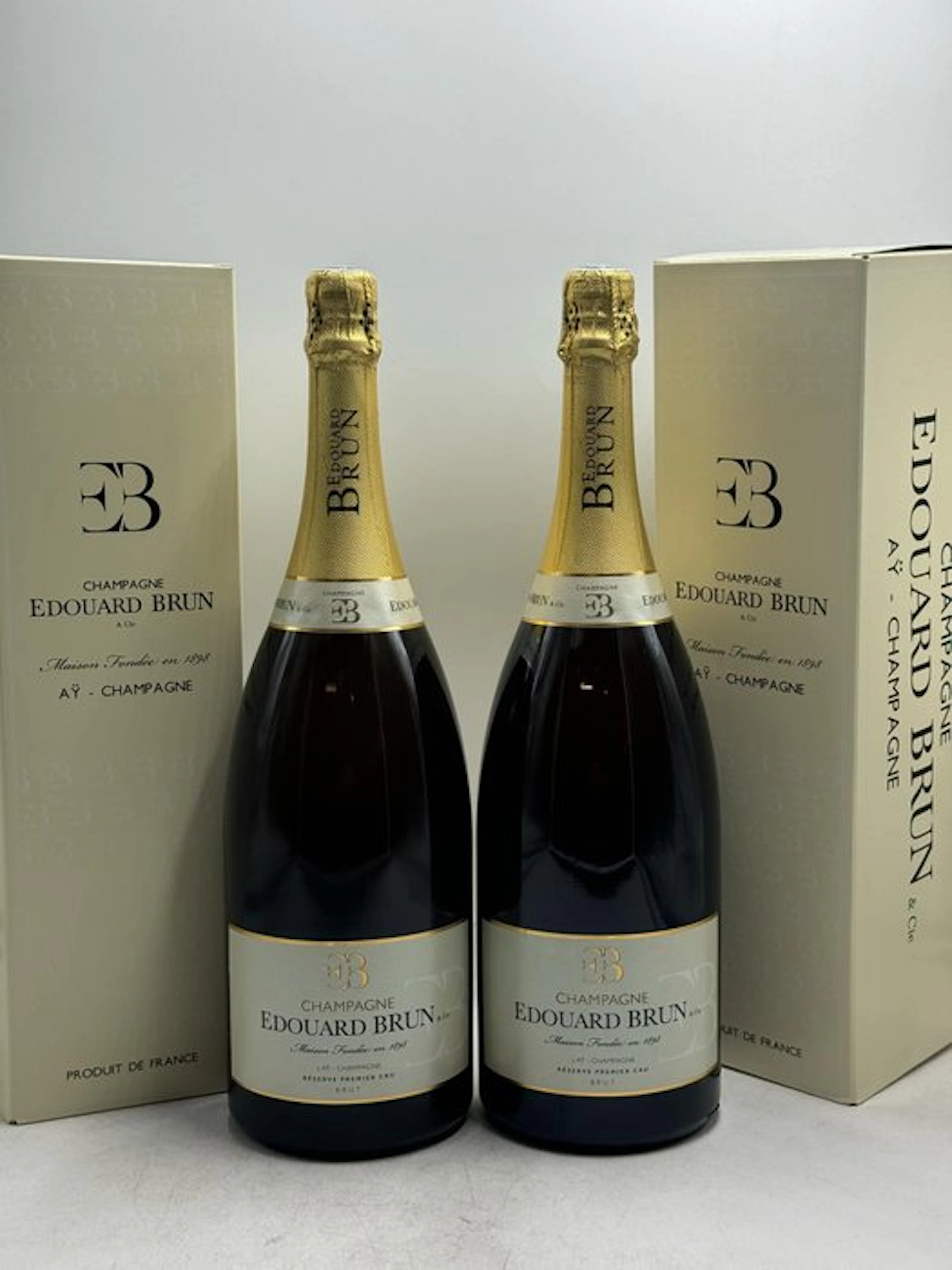 Edouard Brun, Reserve - Champagne 1er Cru - 2 Magnums (1.5L)
