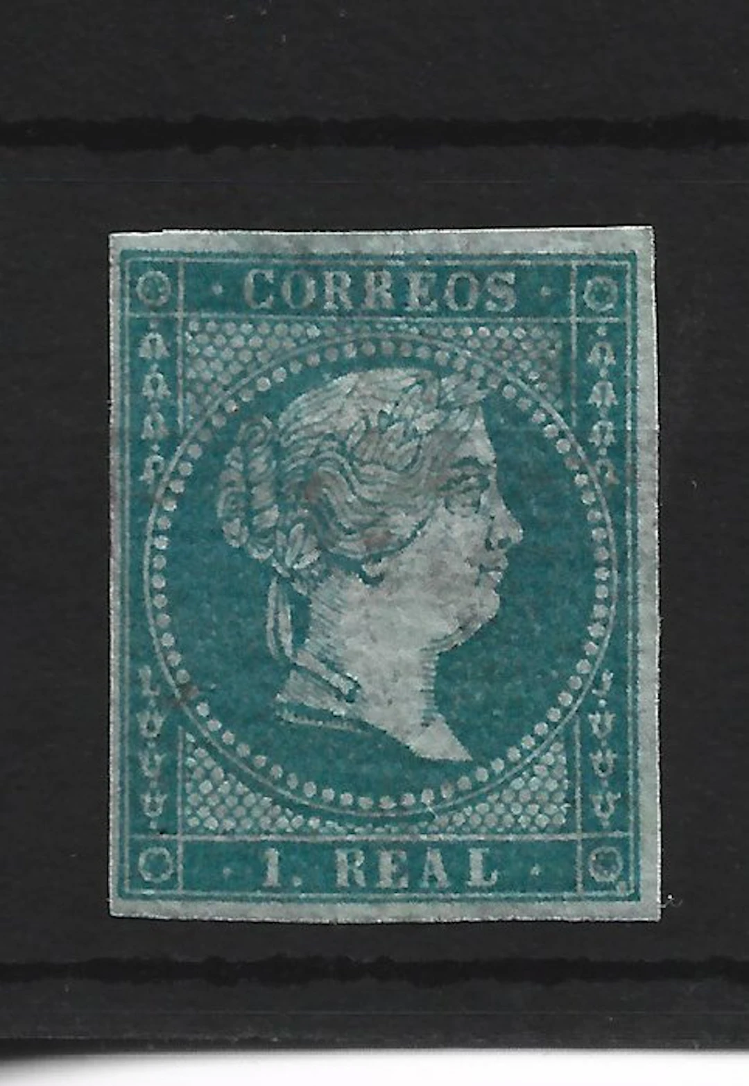 Spain 1855 - 1 new stamp with gum, well centered. - Edifil 41