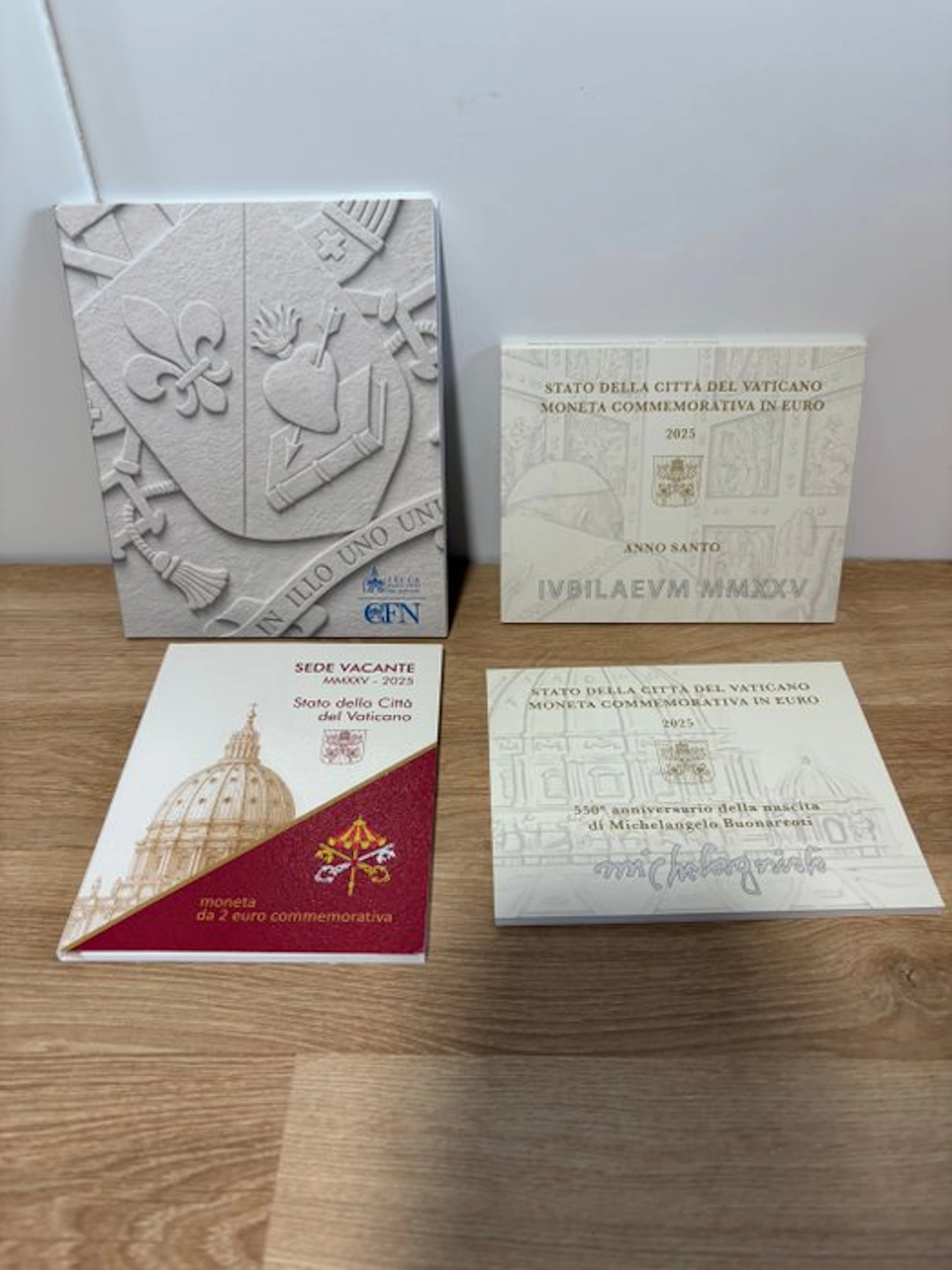 Vatican. Year Set (BU) / 2 Euro 2025/2026 (4 Items)