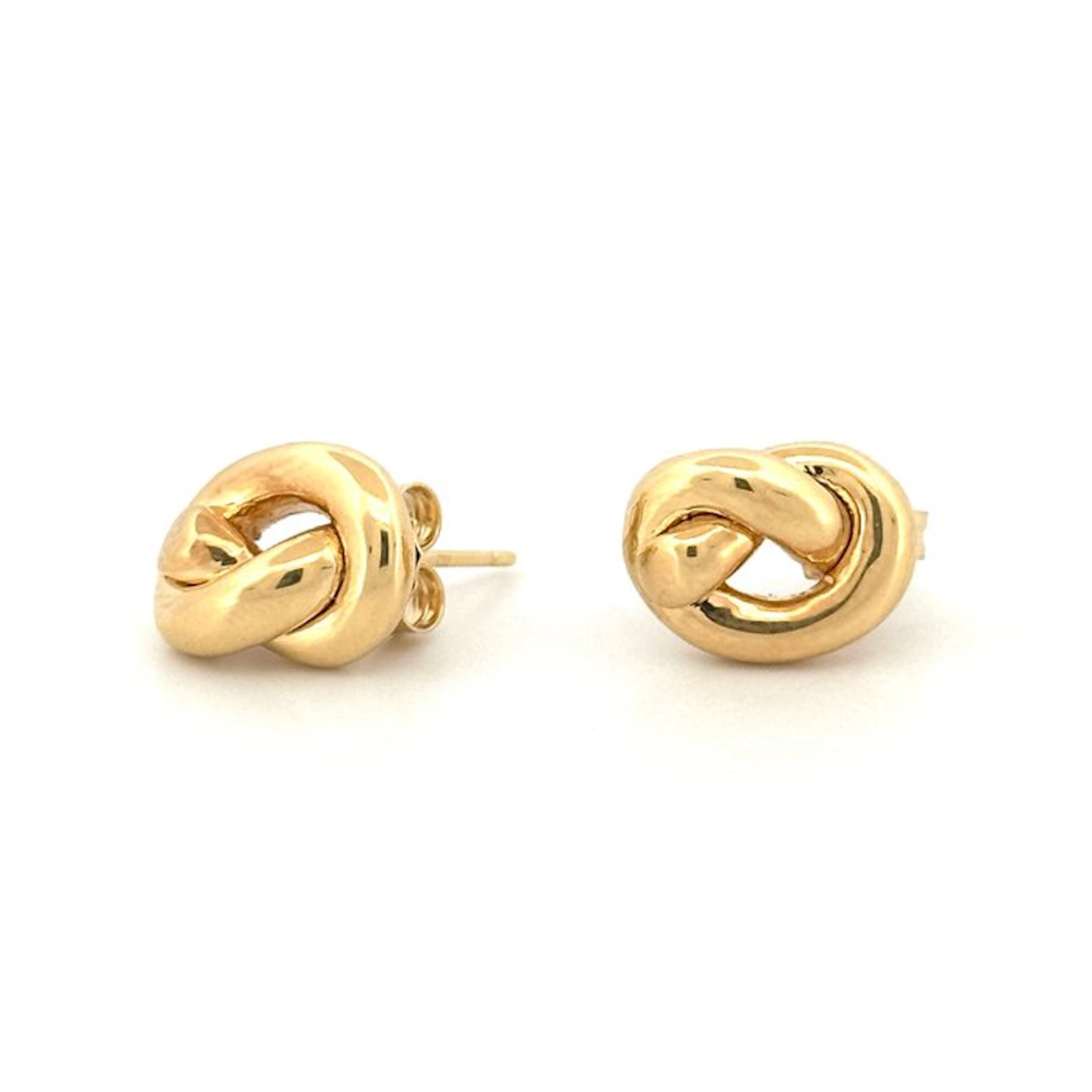 Earrings - 18 kt. Yellow gold - Node