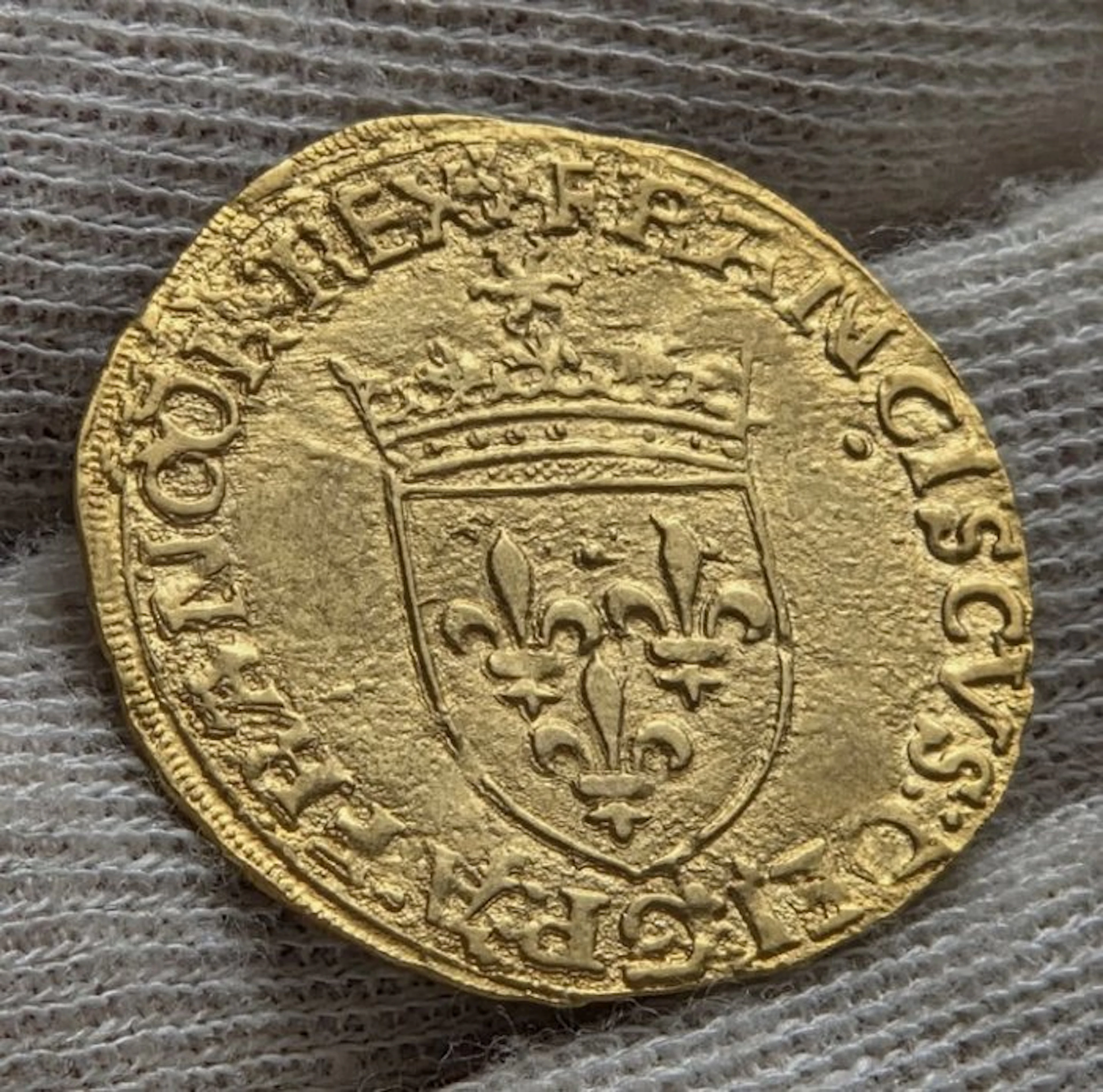 France. François I (1515-1547). Ecu d'or au soleil (Toulouse)