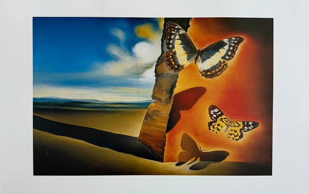 Salvador Dali (1904-1989) - Paysage en papillon